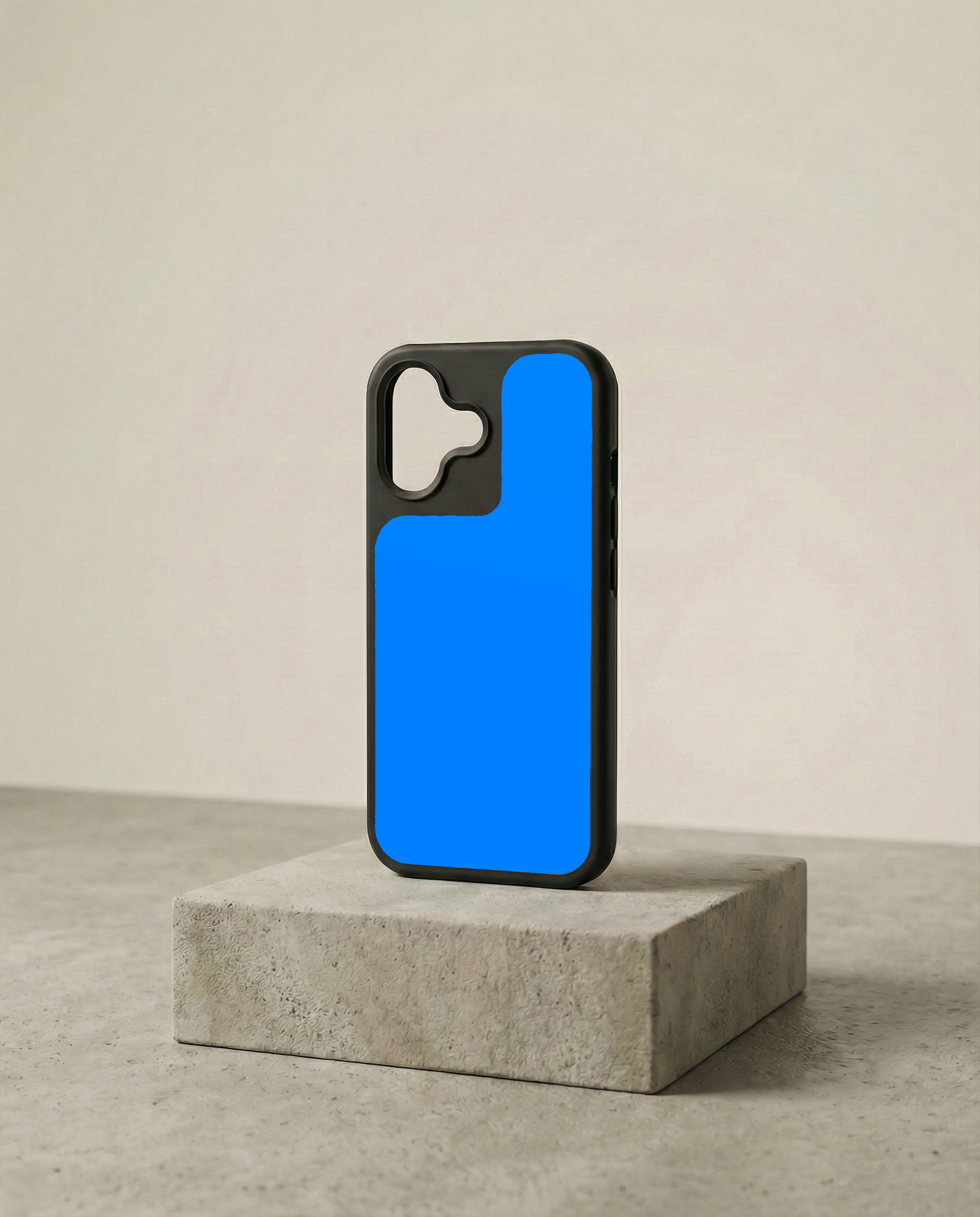 "Electric Blue" Solid Back