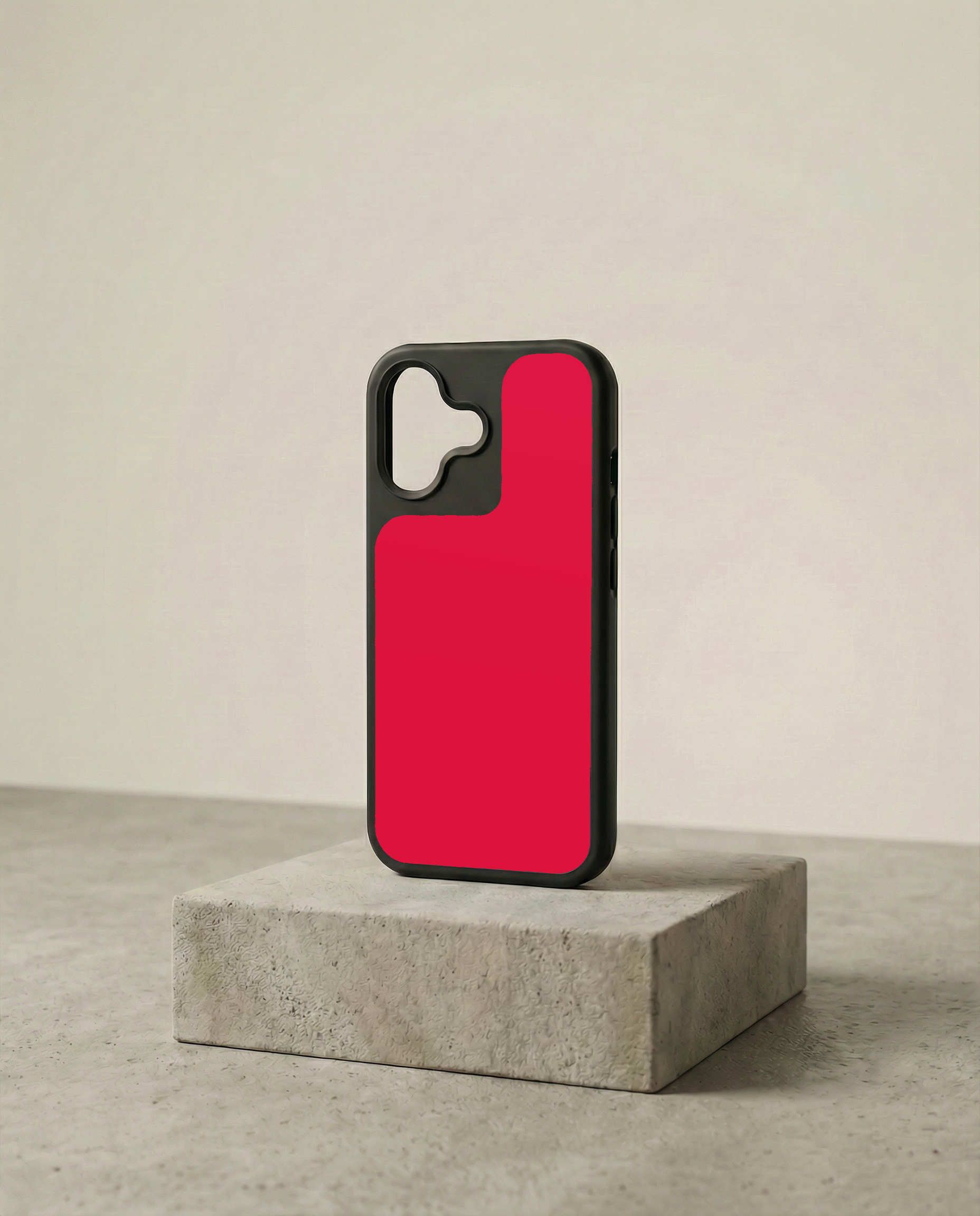 "Crimson Red" Solid Back