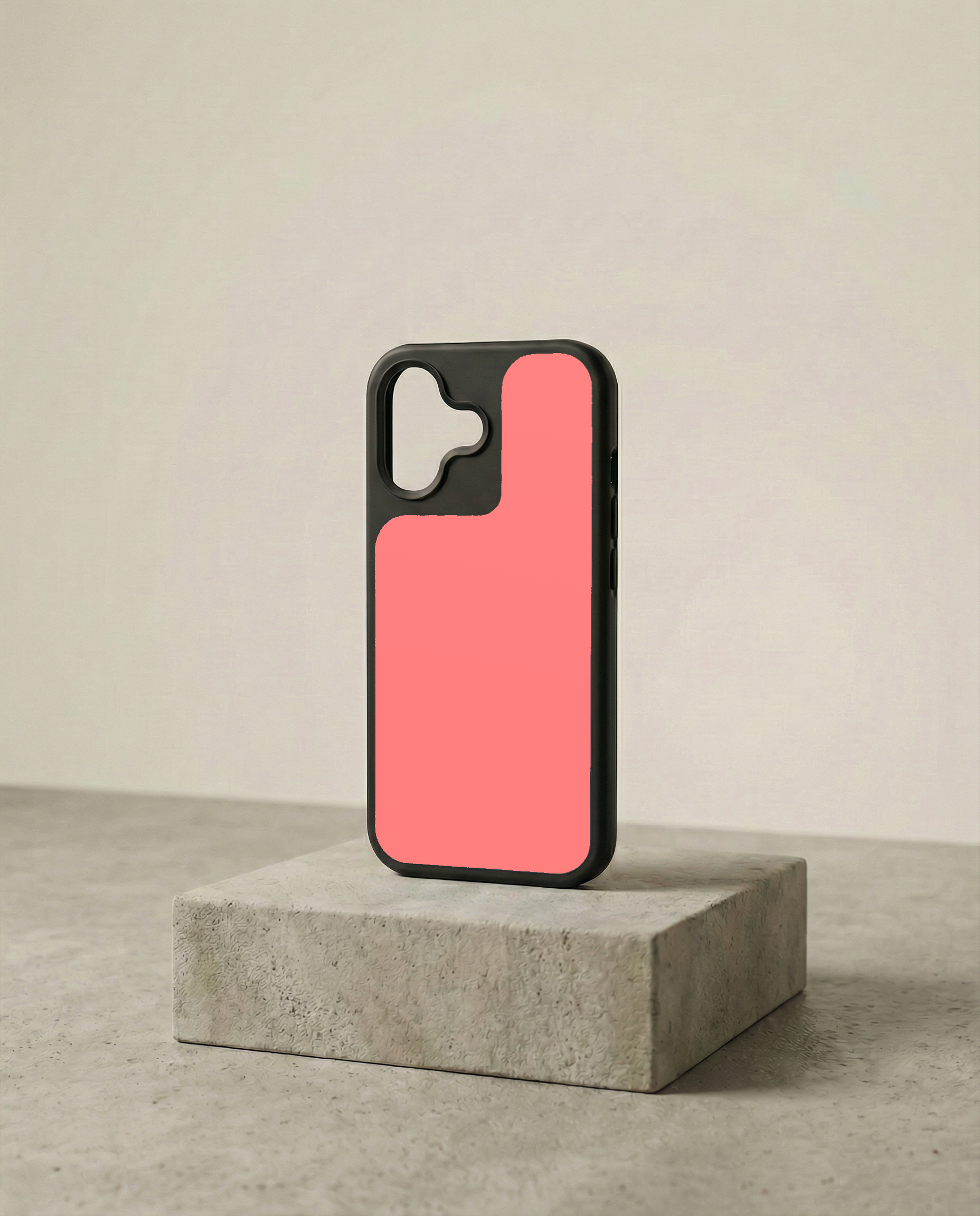 "Coral Pink" Solid Back