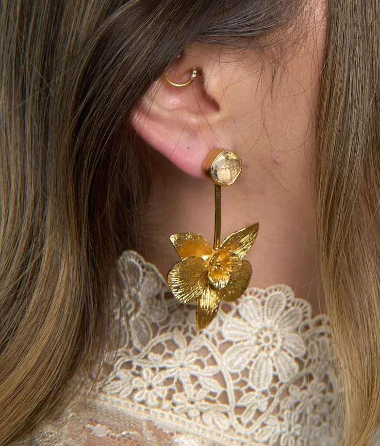 azar-orchidearrings-goldearrings-flowerearrings-titalopez.jpg