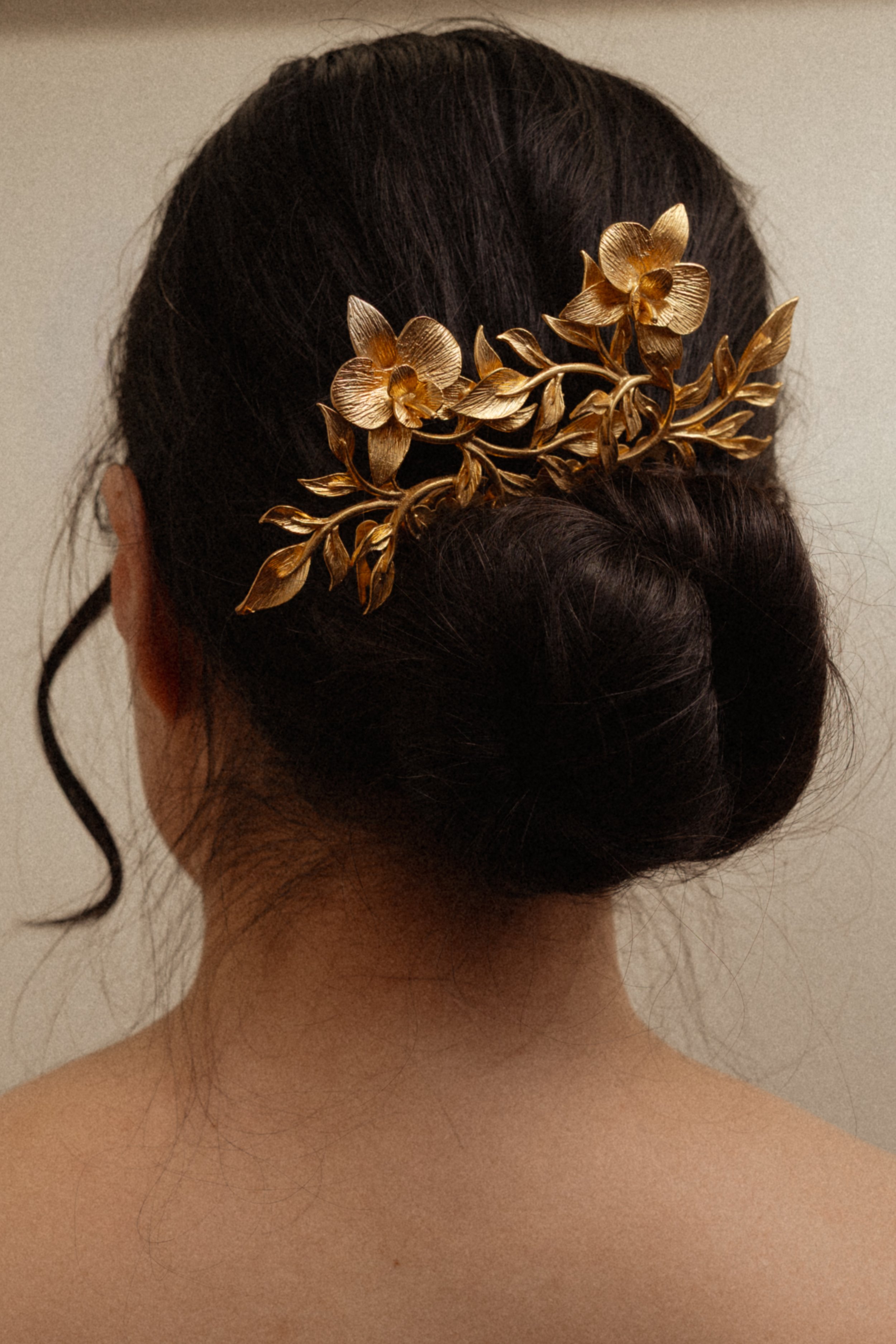 Orchid Hair comb