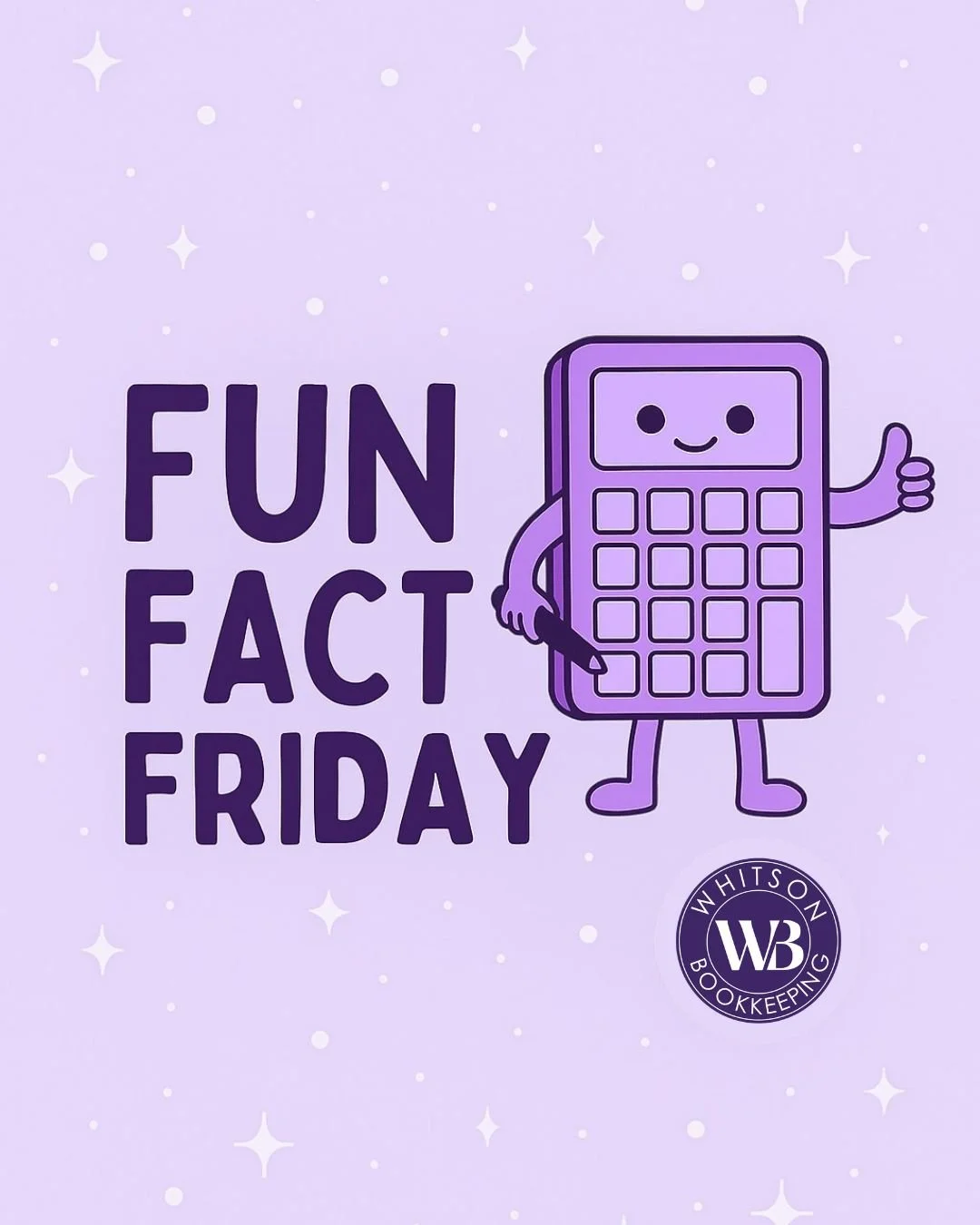 💜 It&rsquo;s Fun Fact Friday! 💜
Did you know &ldquo;bookkeeping&rdquo; is the only word in the English language with three consecutive double letters? 👀

Seems only fitting for a profession built on being double-checked and balanced. ✔️

Follow Wh