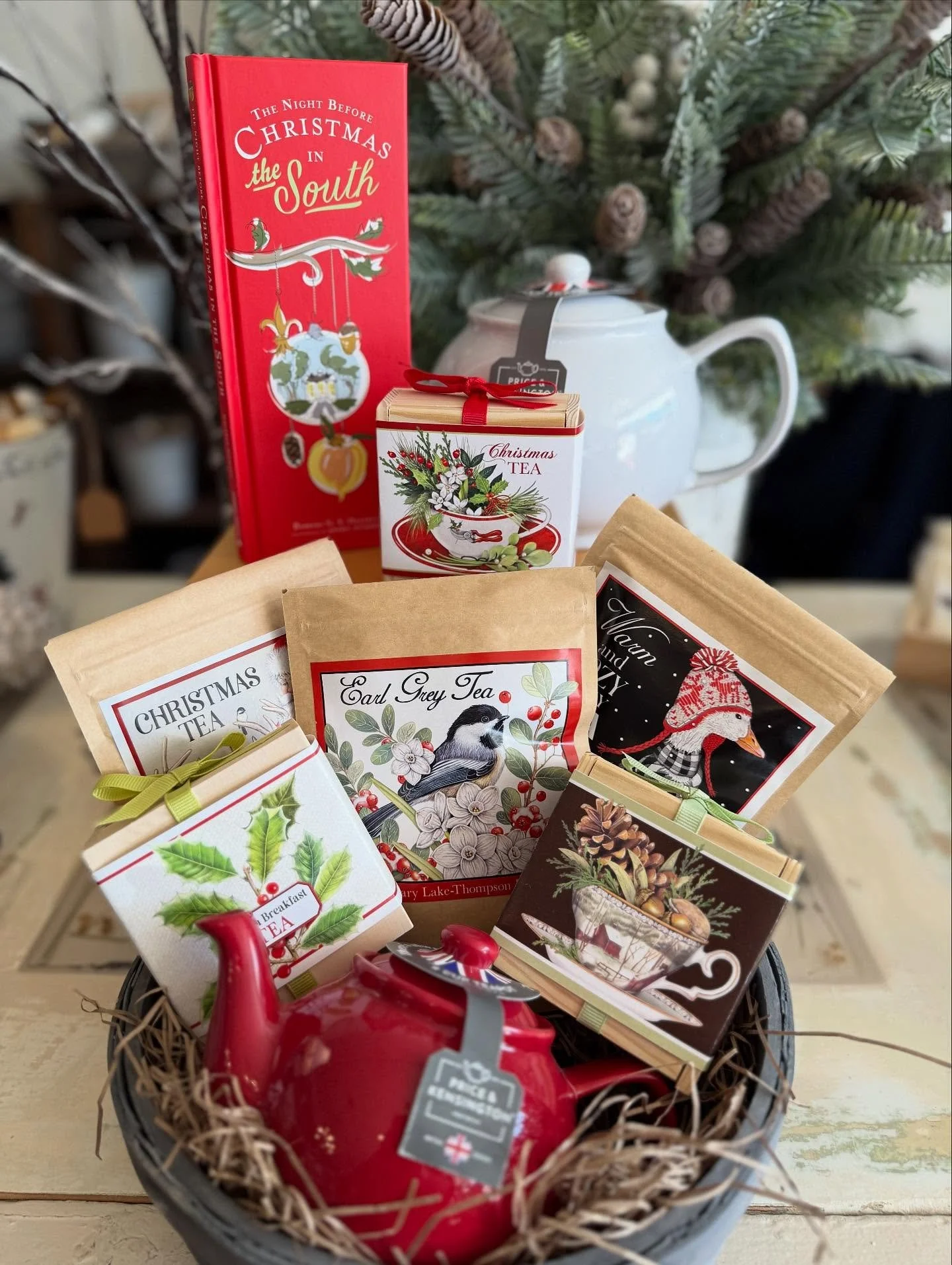 Holiday shopping just got easier! Check out our customized gift baskets and wrapping services at White Creek in beautiful downtown Landrum, SC!