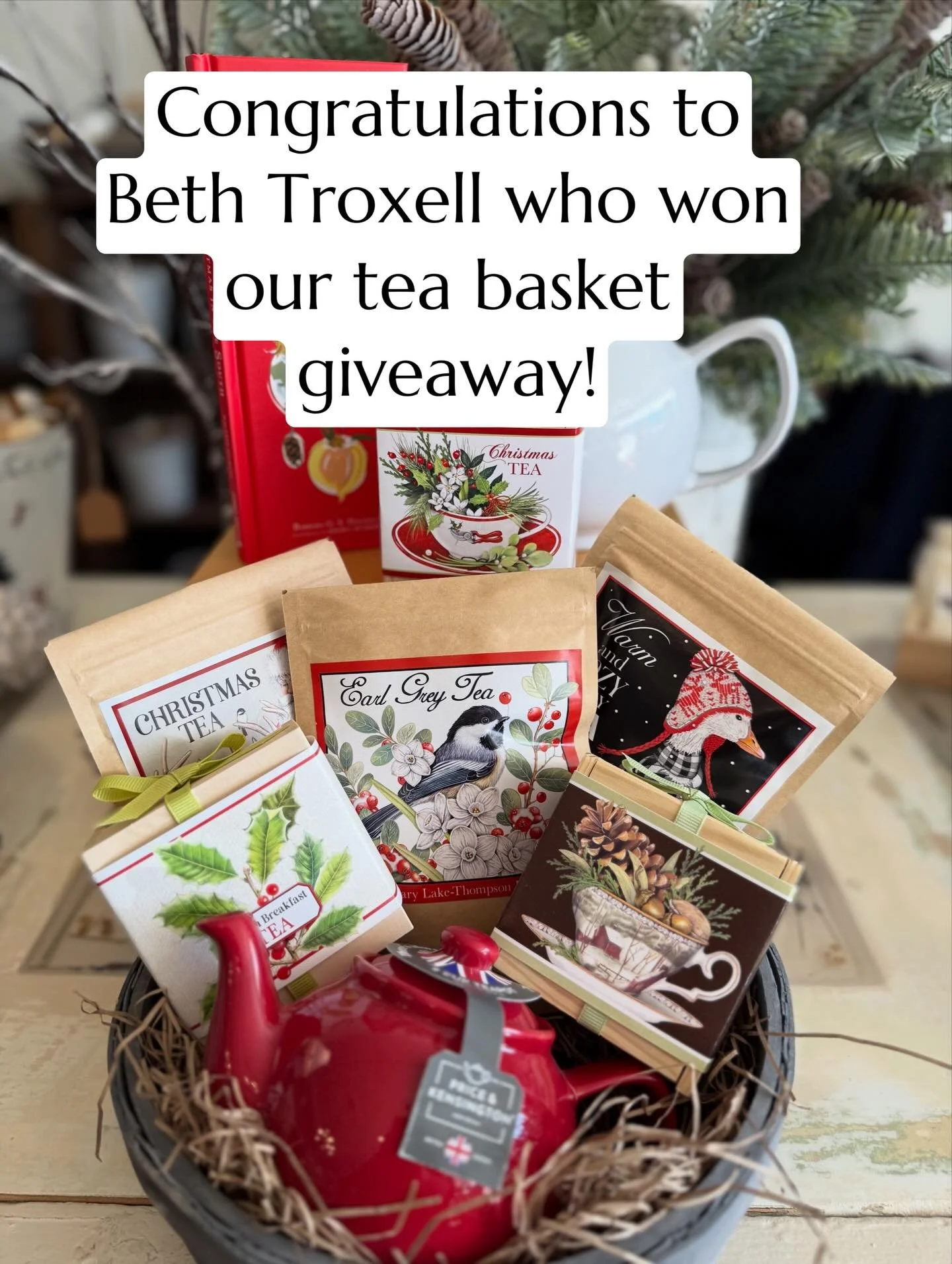 Thank you to all who entered our contest and visited us in our store!  Merry Christmas!