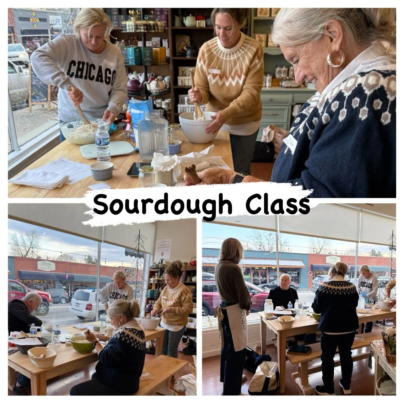 Thank you Rebecca Elson for an awesome Sourdough Class we had at White Creek in the Shops of LAM!  We had a blast and it smelled amazing in the shop.  Our next class will be Feb 13th, contact us if you would like to attend and learn all about sourdou