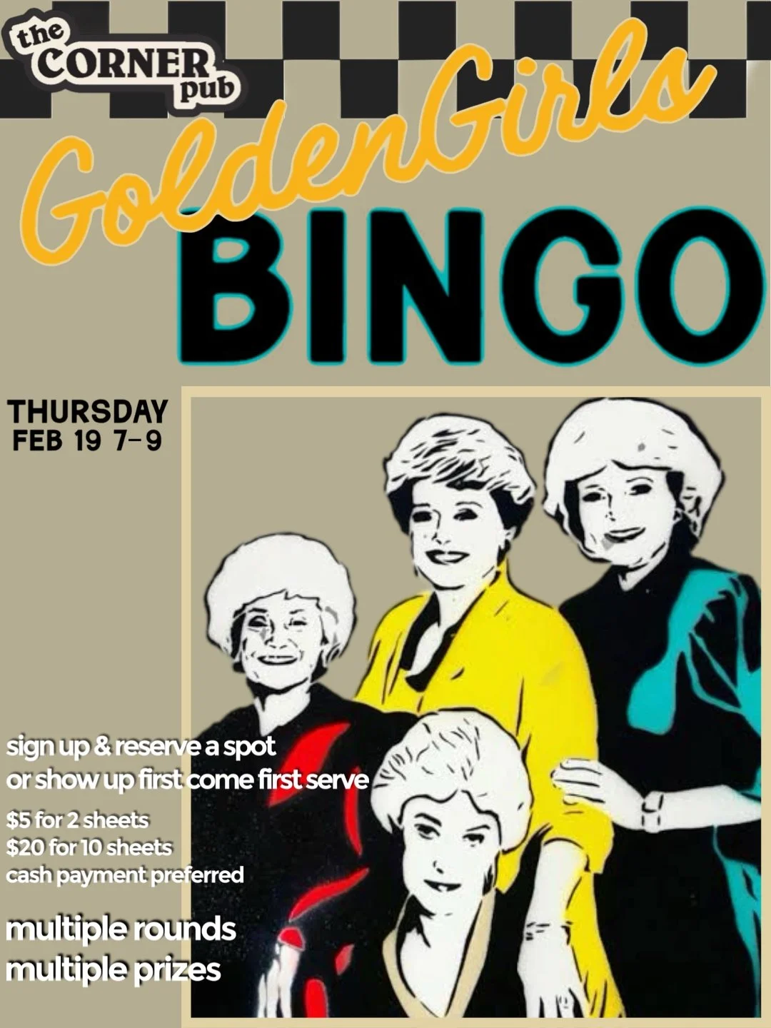 Golden Girls Bingo