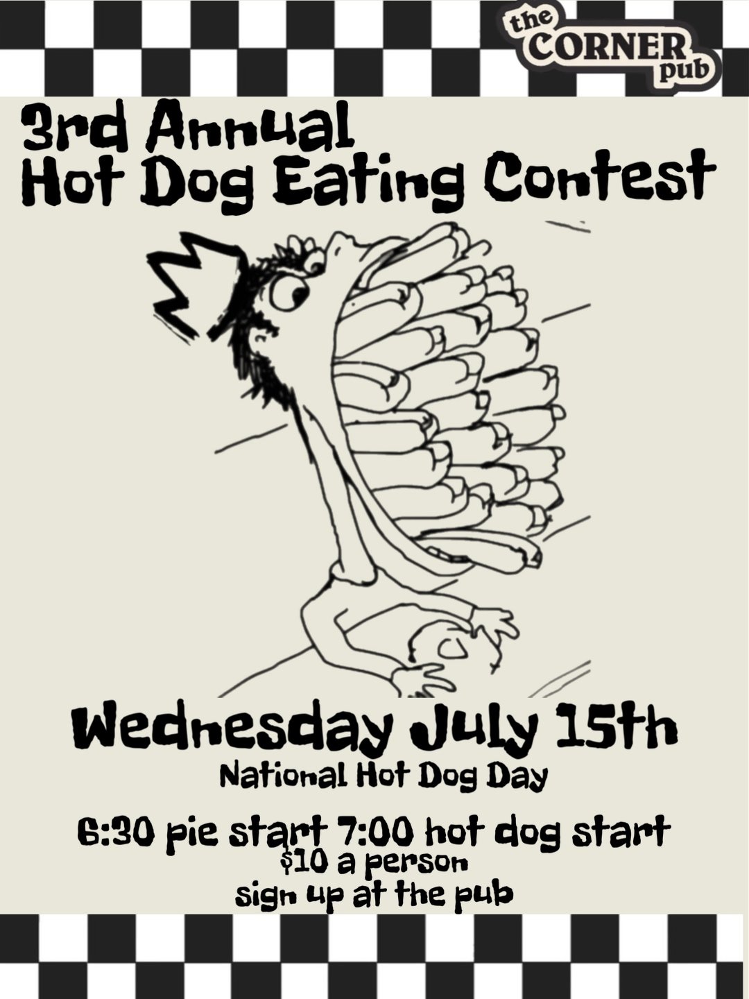 3rd Annual Hot Dog Eating Competition