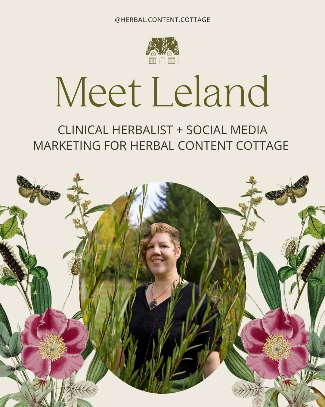 Meet Leland! 🌿

She&rsquo;s our incredible social media marketing coordinator here at Herbal Content Cottage and brings so much depth, care, and creativity to the team.

Leland lives in a cozy cottage tucked in a river valley of the Siuslaw National