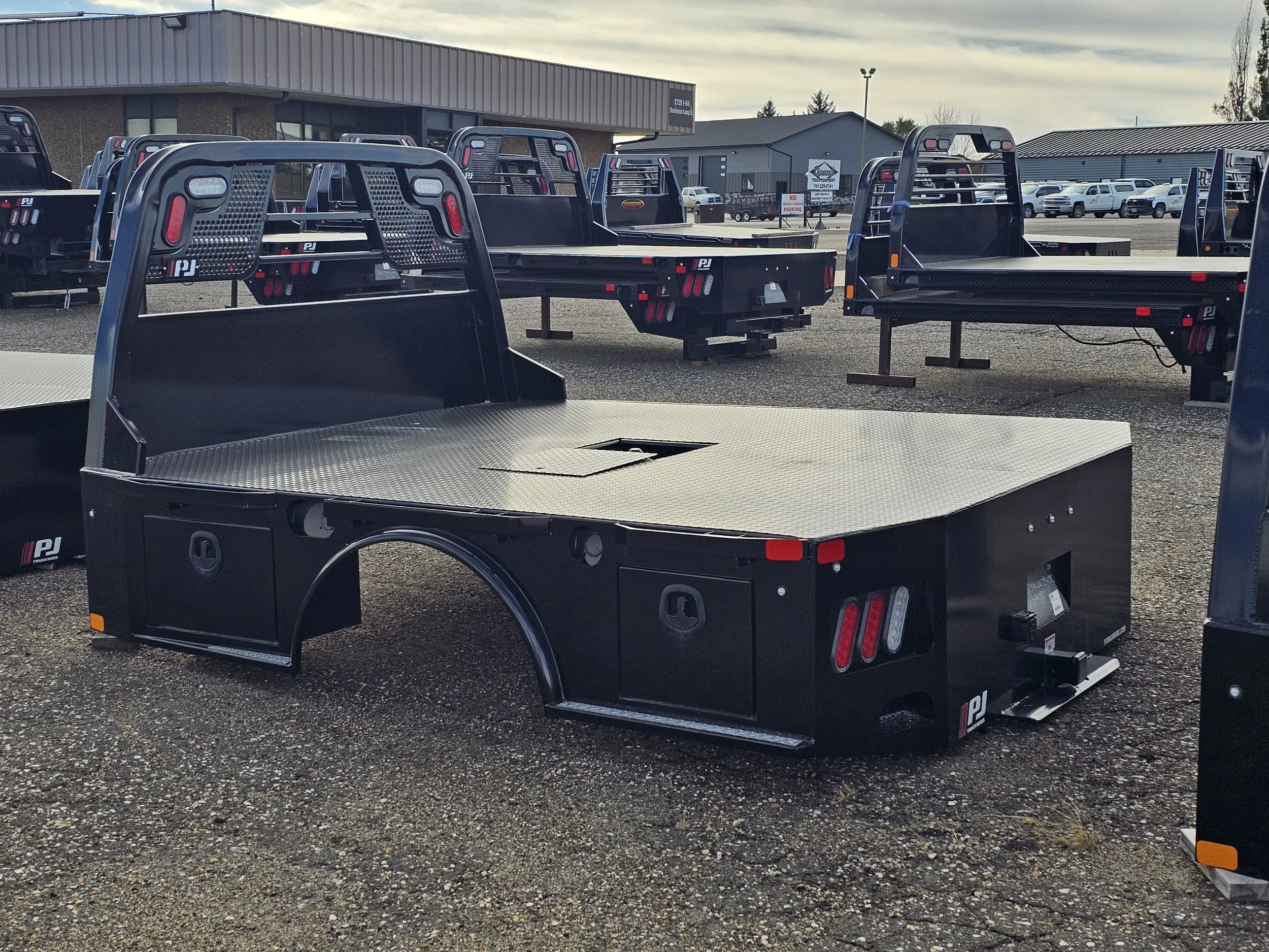 9 - Foot Skirted Flat Bed for Dually - 9'4/94"/60"34" -  Cab to Axle 60"