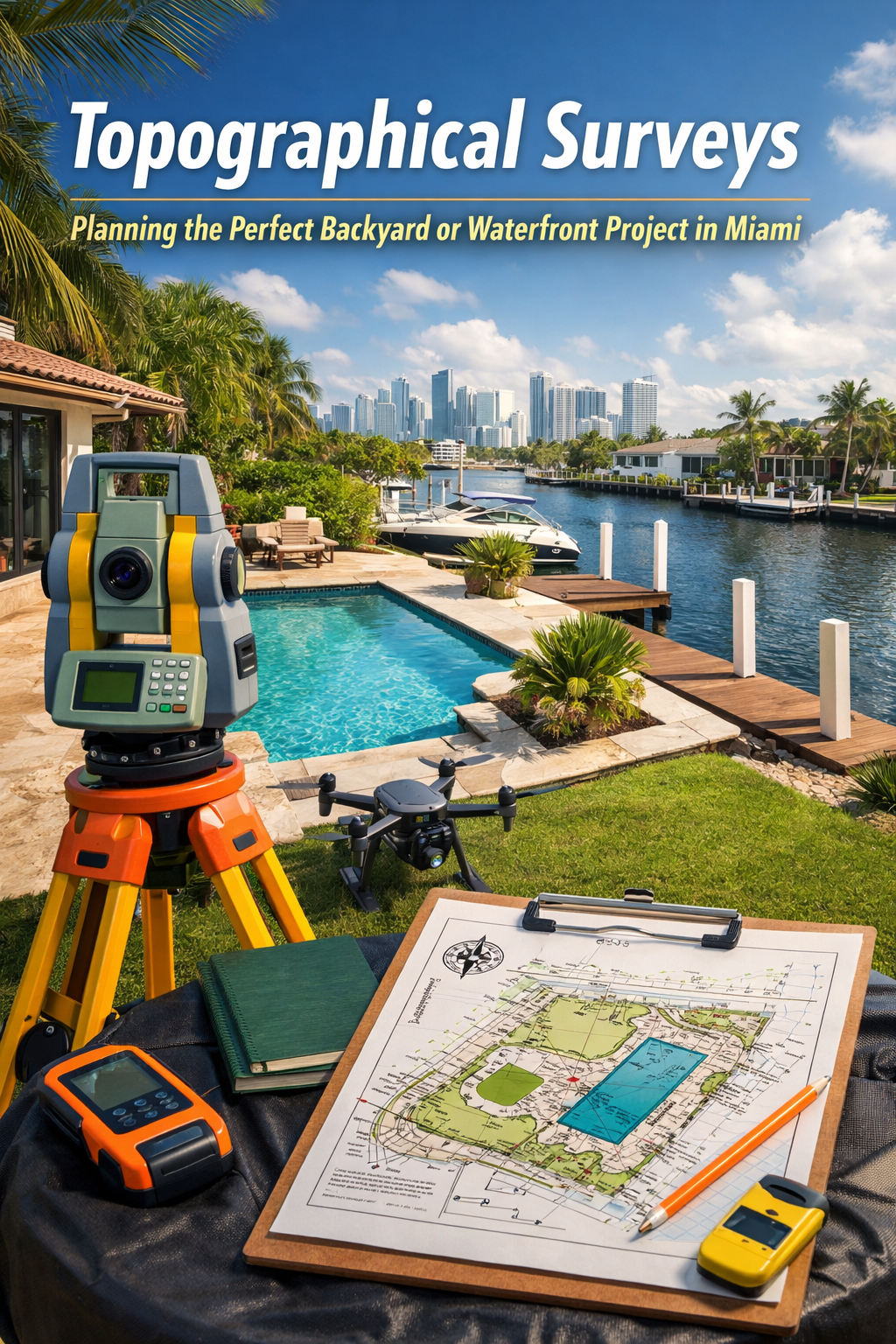 Topographical Surveys: Planning the Perfect Backyard or Waterfront Project in Miami