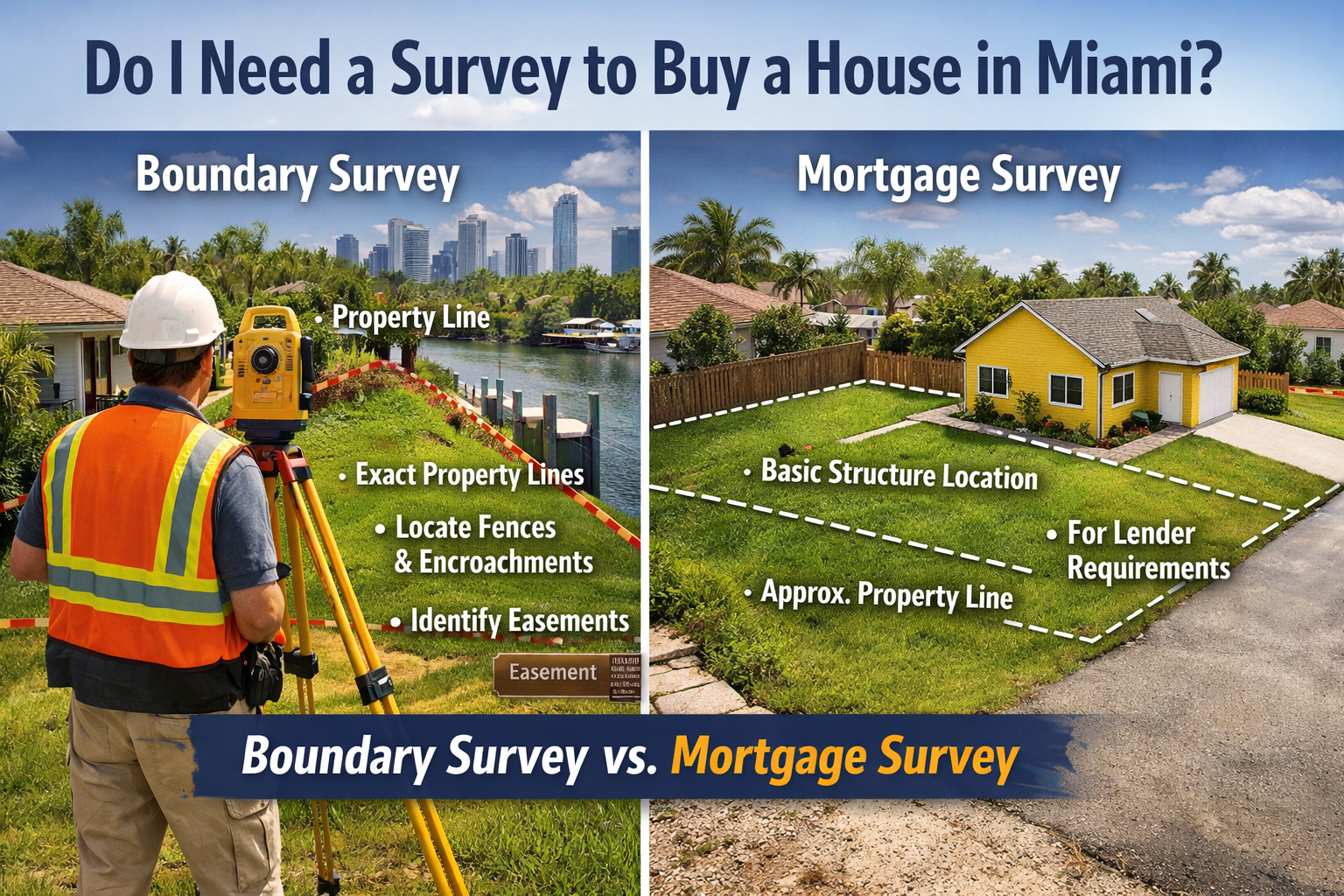Do I Need a Survey to Buy a House in Miami?