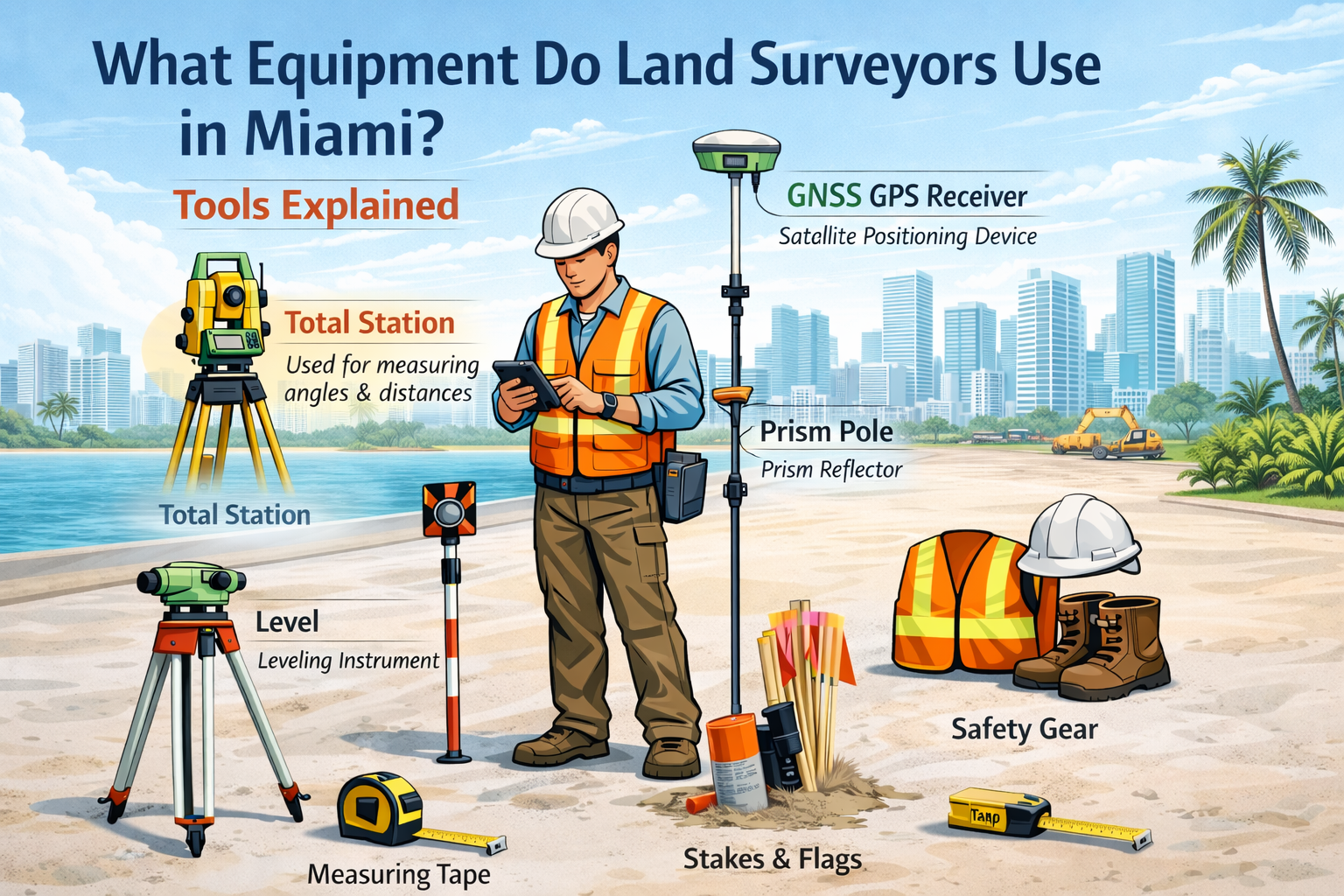 What Does a Surveyor’s Equipment Look Like – And Why It Matters for Your Miami Property