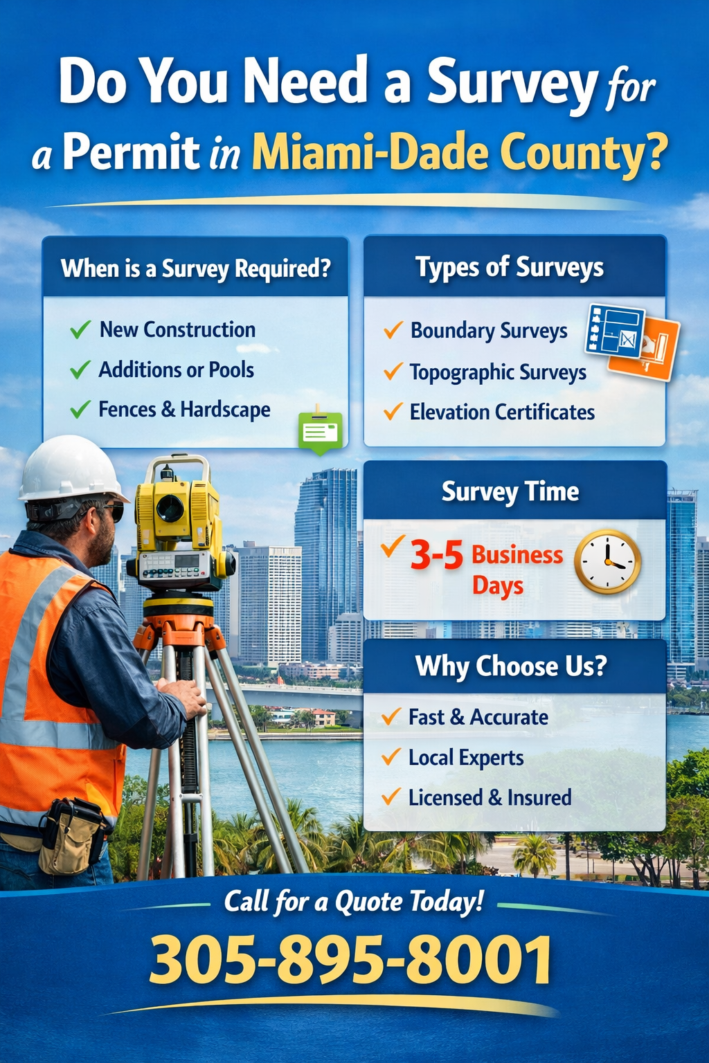 Do You Need a Survey for a Permit in Miami-Dade County?
