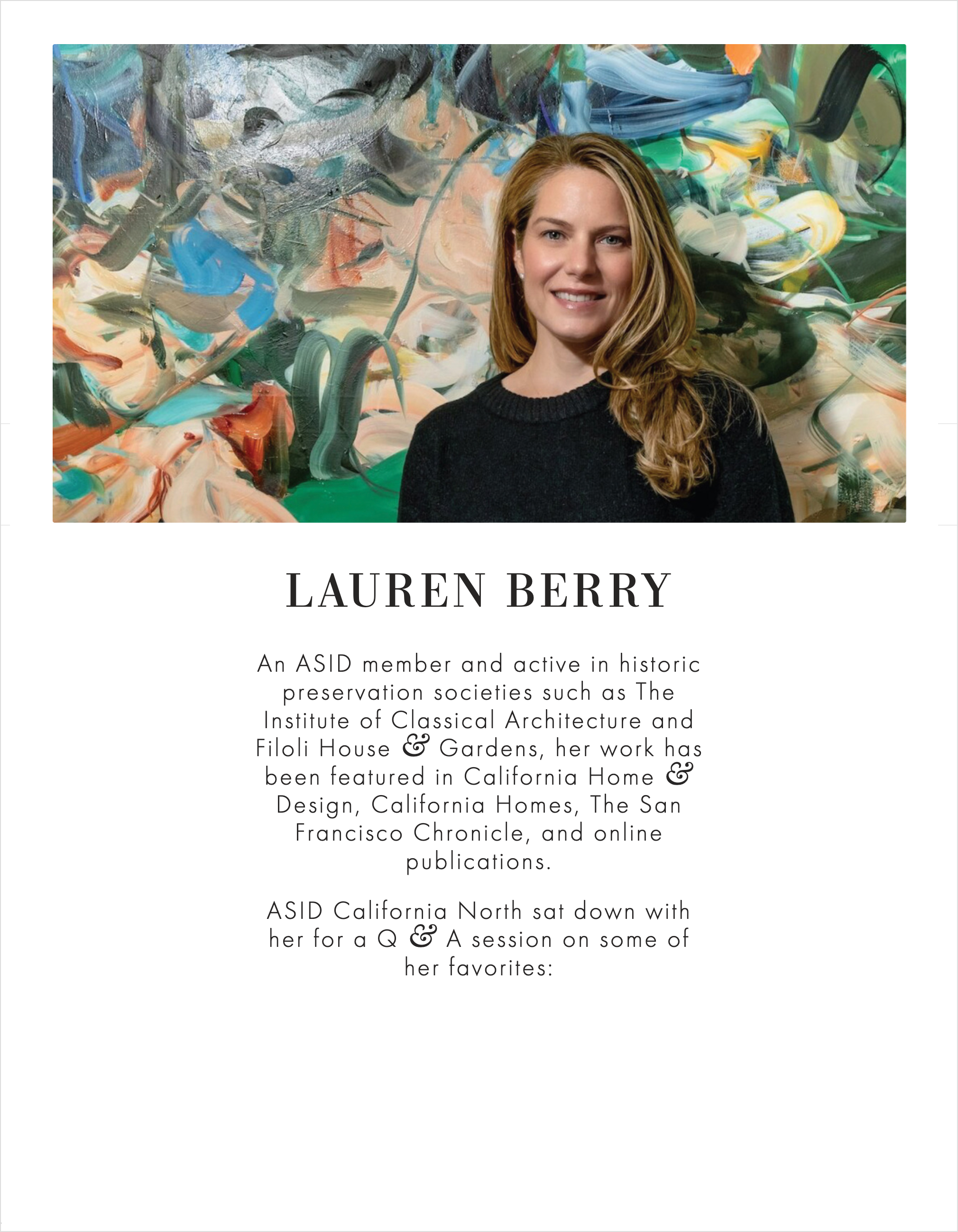    ASID DESIGN QUARTERLY, SUMMER 2021