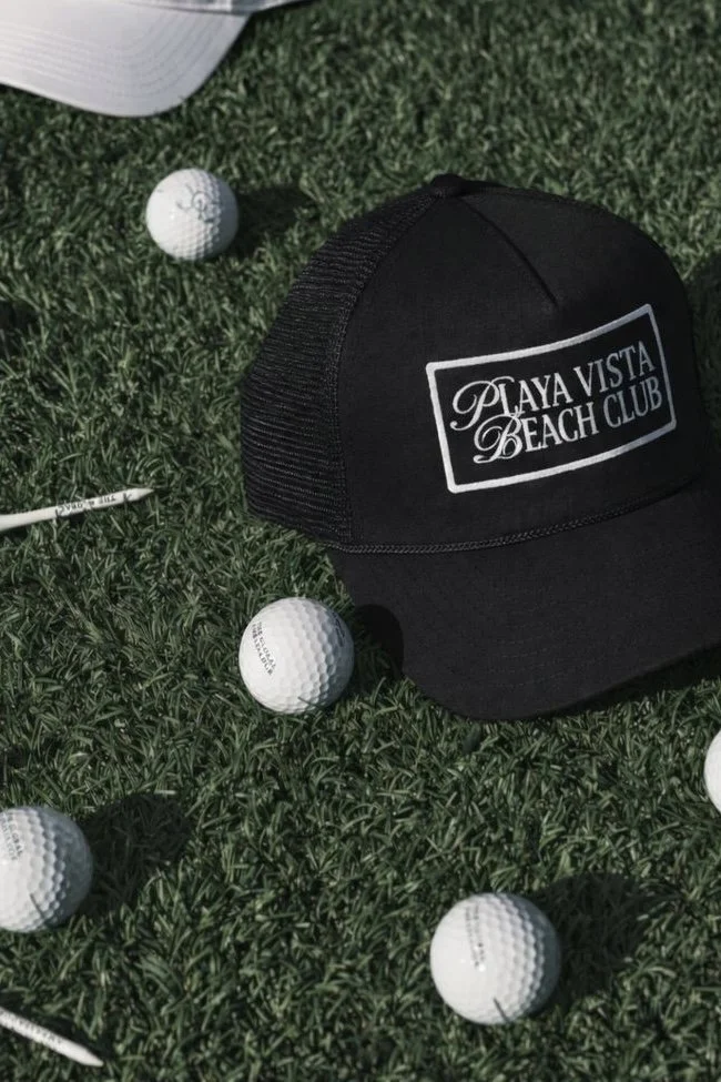 playa vista beach club custom trucker hat