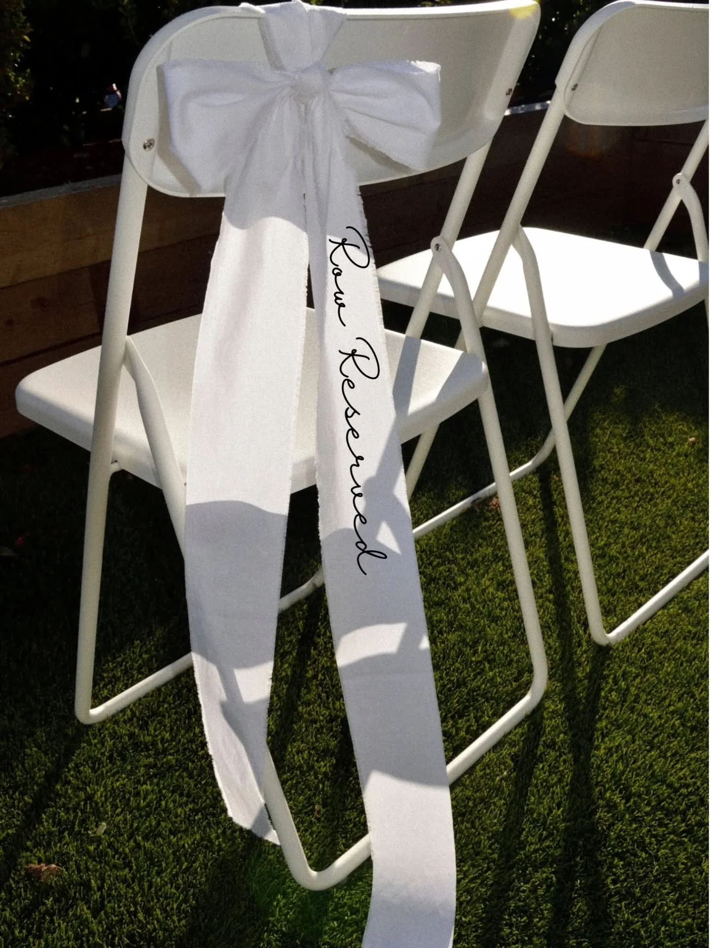 New in the Shop 🎀 Row Reserved Ribbons

3-1/4&quot; Wide x 84&quot; Long 
100% Cotton 
Frayed Edges

Row Reserved Ribbon Wedding Sign

Etsy Shop link in bio

#editorialbride #bcweddingplanning #intimateweddings #vanisleweddings #authenticlovemag&nbs