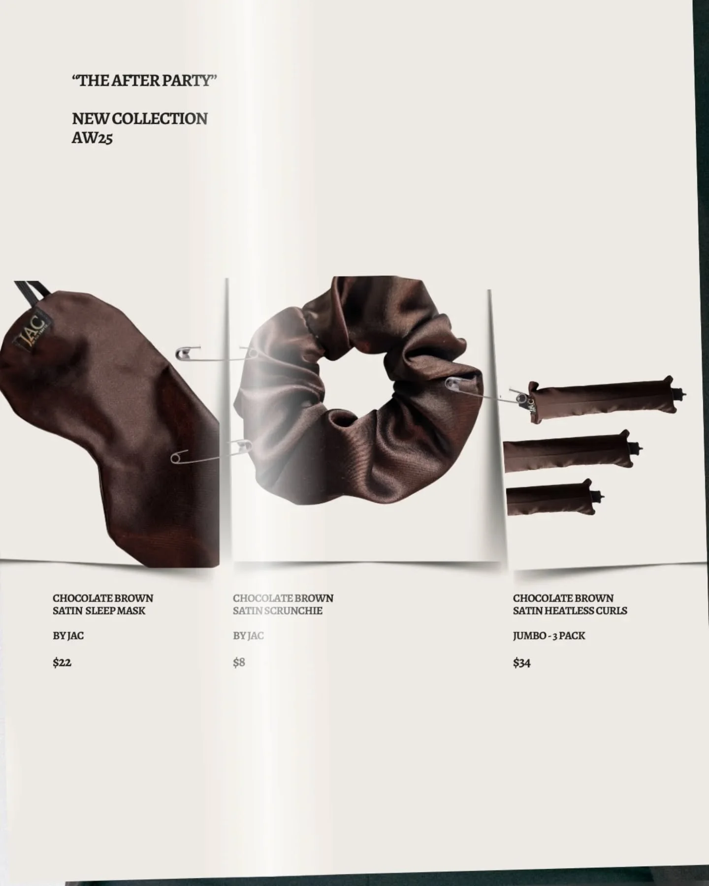 PRE-ORDER NOW LIVE #theafterparty Visit www.jacofallcraftz.com or DM me 

#satinhairaccessories #overnightcurls #satinscrunchie