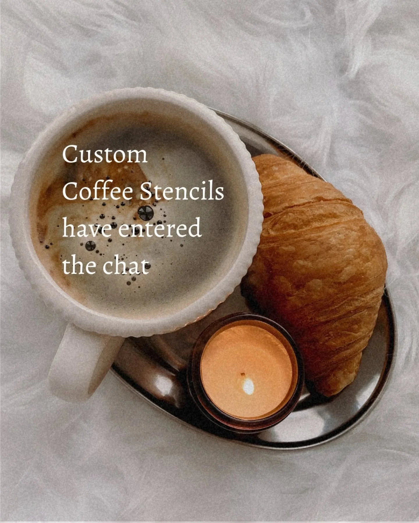 Custom Coffee Stencils have entered the chat ☕ Order yours at www.jacofallcraftz.com or DM me 

#coffeestencil #brandedcoffee #weddingcoffee