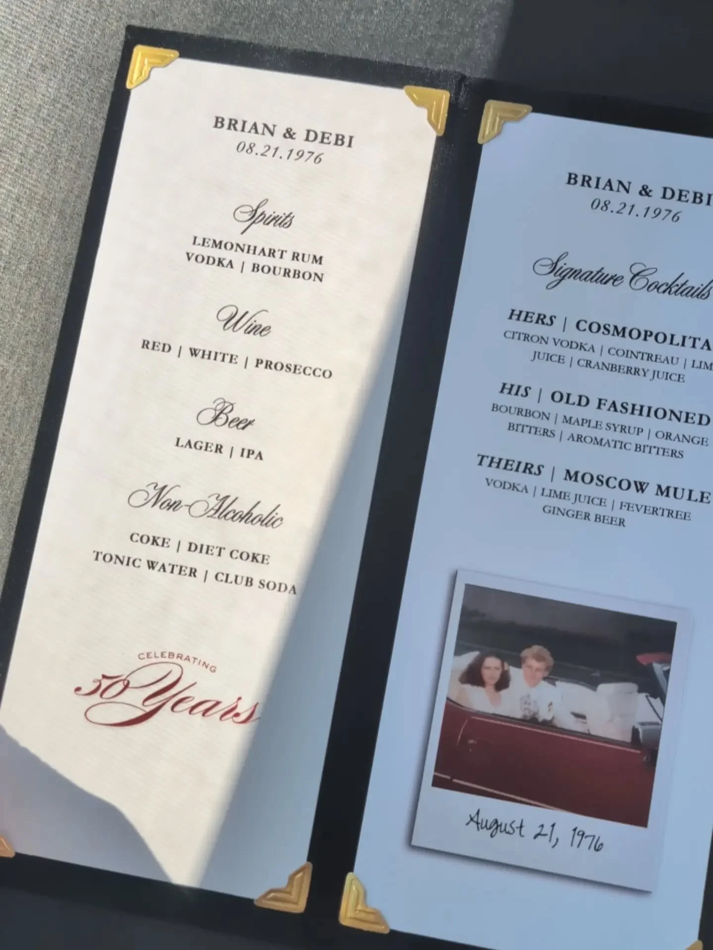 Hard Cover Menus for weddings, the home bartender or just because 🖤 Velvet or Linen cover options and completely customizable. I'm obsessed! Email me, or order through my website or etsy shop #jacofallcraftz

#hardcovermenu #weddingsignage #homebart