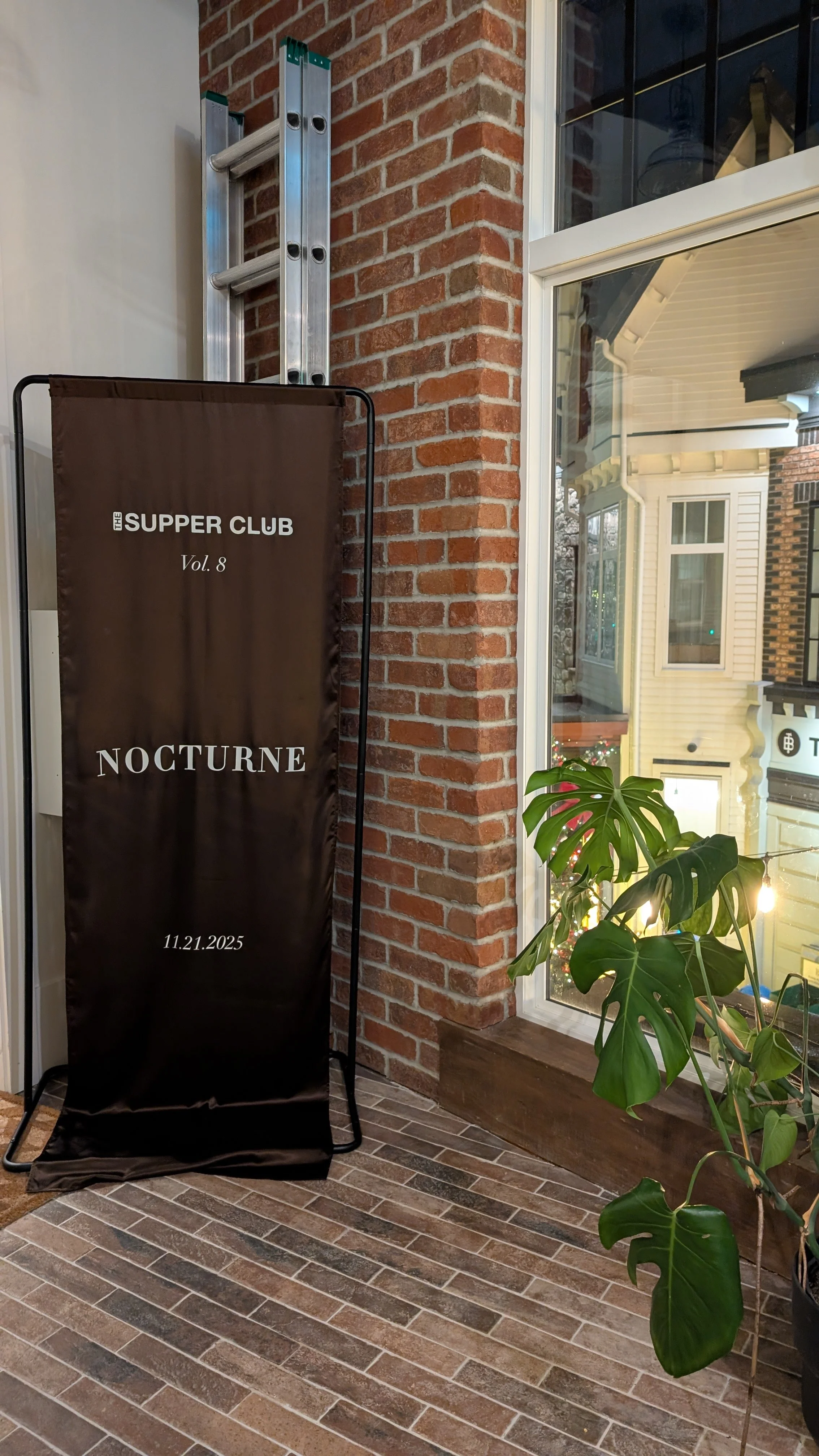 Custom Satin Welcome Sign