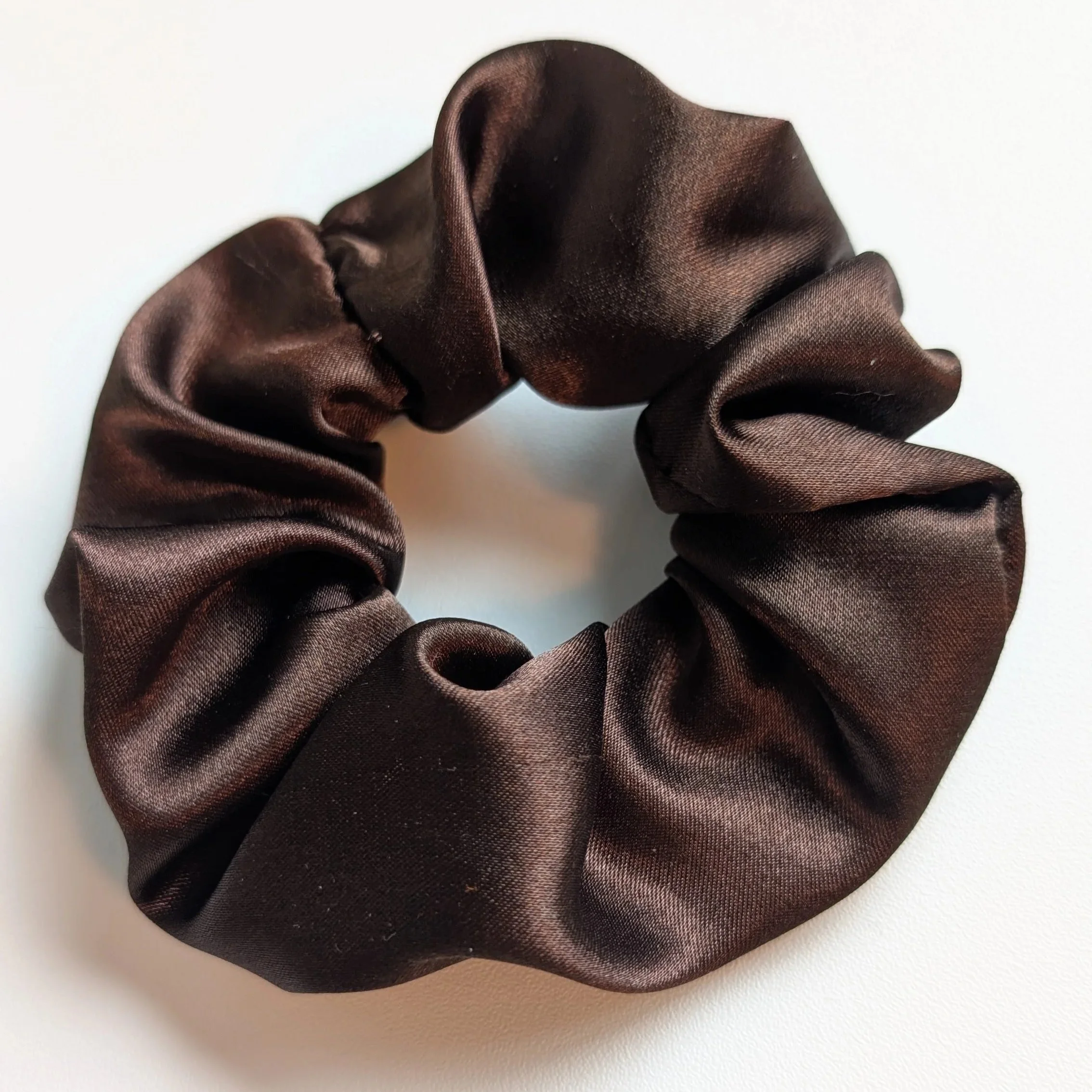 Satin Scrunchie Made From Recycled Fabric