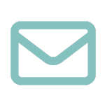 Icon of an envelope or mail.