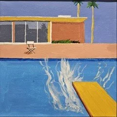 Untitled. acrylic on canvas, 8'' x 8''