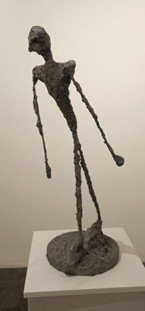 Untitled. Concrete, acrylic, wood, metal wire. 8” x 8” x 23” 