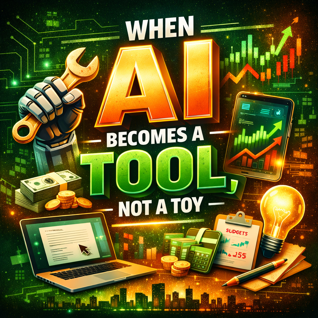 When AI Becomes a Tool, Not a Toy