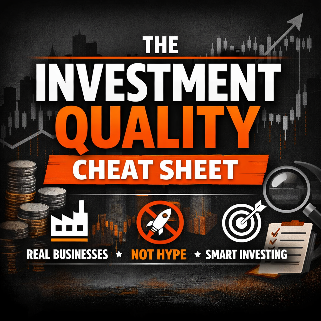THE INVESTMENT QUALITY CHEAT SHEET