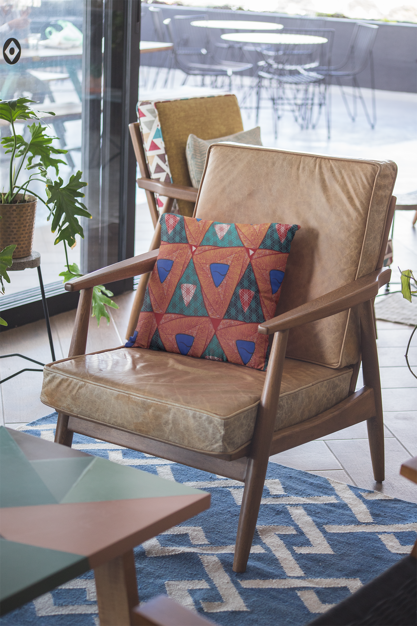Geometric Harmony Throw Pillow Insert