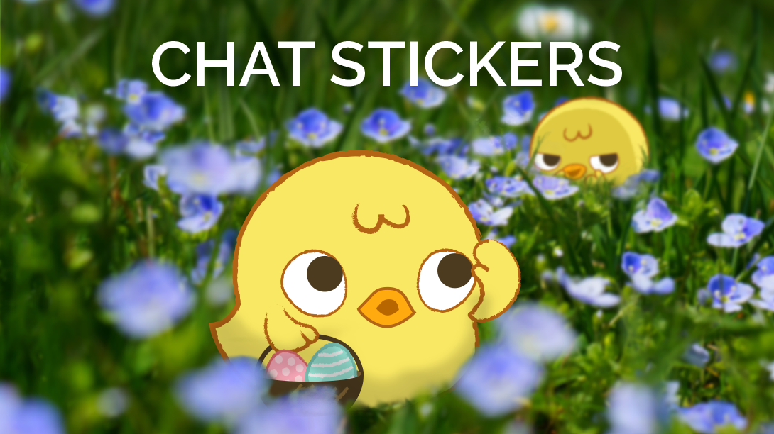 Chat stickers