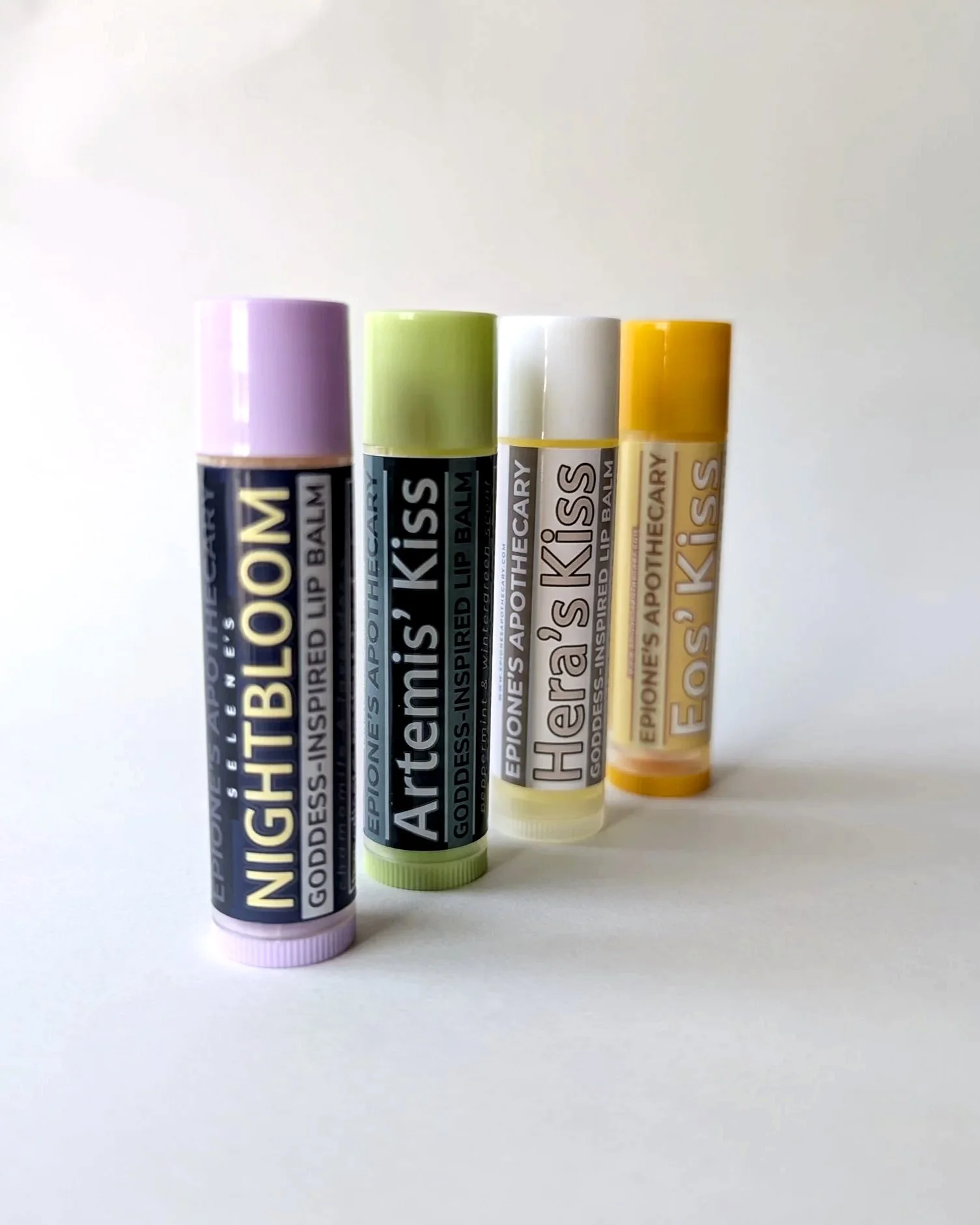 Goddess Inspired Lip Balms
Tin: $12
Tube: $8
Multipack: $32