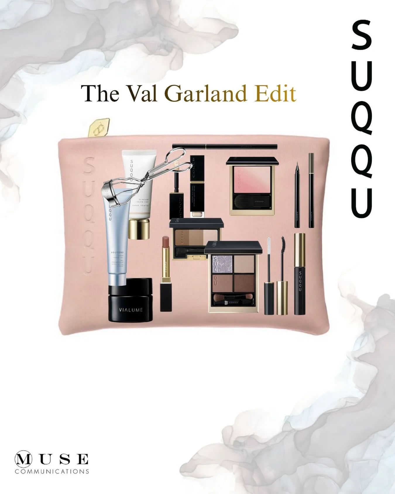 We can&rsquo;t get enough of @thevalgarland @suqqu_europe edit. This hand-picked collection reflects timeless sophistication and the power of understated glamour. You can purchase this edit at https://uk.suqqu.com/collections/vals-edit? for a limited