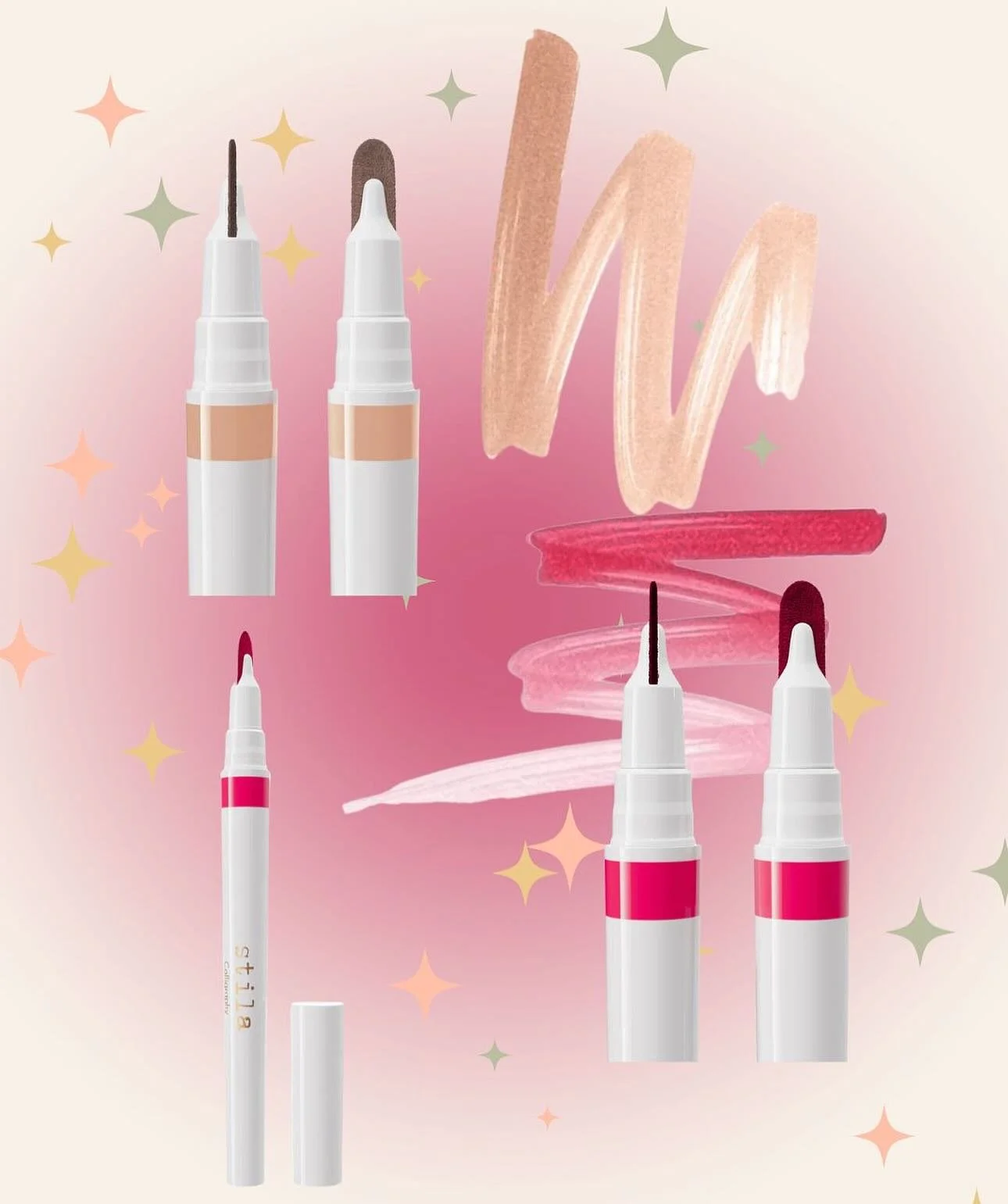 The Stila Calligraphy Lip Stain just hits different 💋

Stila&rsquo;s Calligraphy Lip Stain glides onto lips with a sheer, lightweight, and buildable wash of colour, delivering a pout-perfect pop with a barely-there feel. Its revolutionary, two-way b