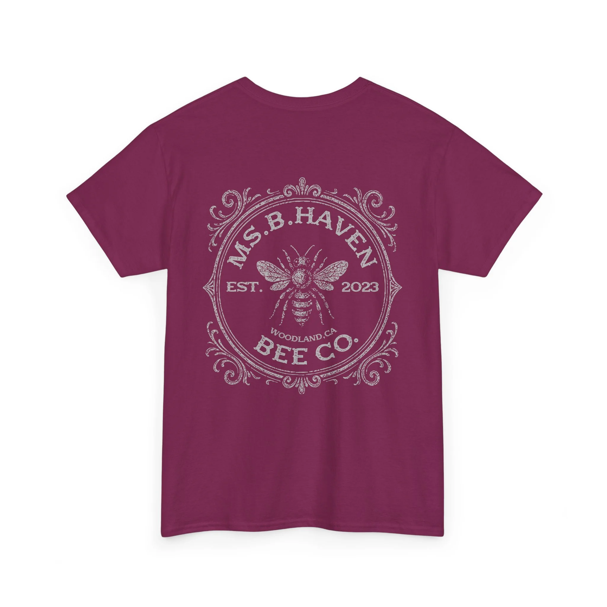 Bee Co. Unisex Heavy Cotton Tee (12 Color Options)