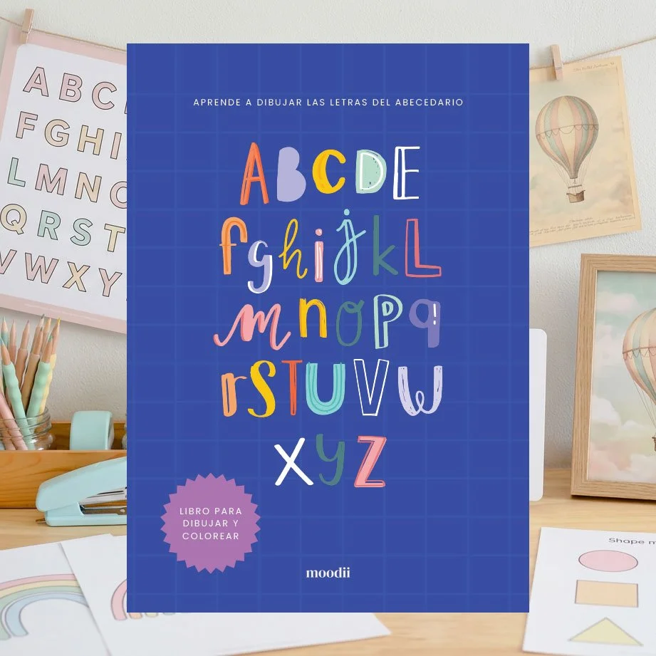 Abecedario para Colorear y Dibujar | Libro Digital Imprimible