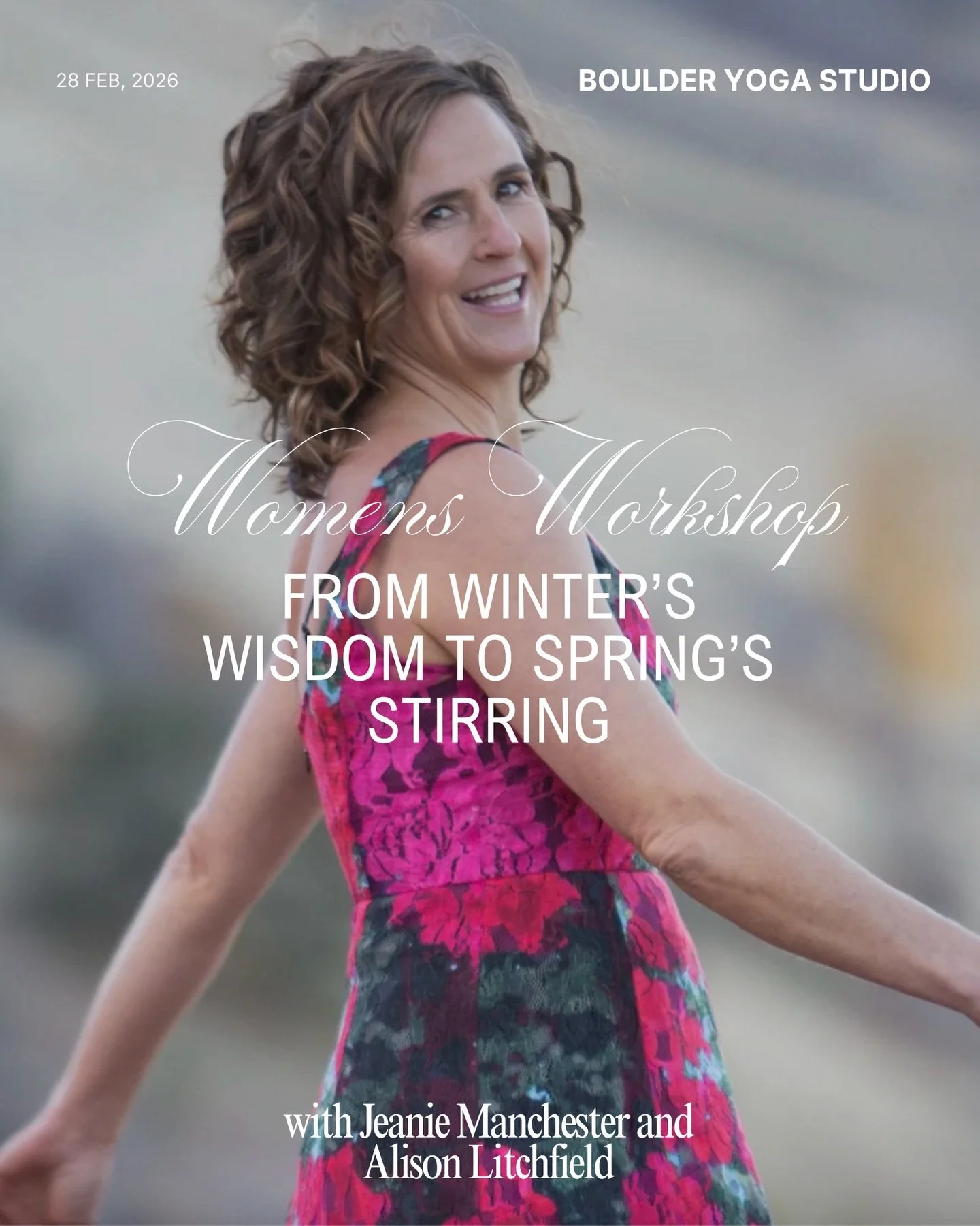 Women&rsquo;s Workshop: From Winter&rsquo;s Wisdom to Spring&rsquo;s Stirring

A 3-Hour Immersion for Women with @alison_litchfield &amp; @yoginijeanie 

Join us for a nourishing afternoon designed for women to gently move, rest, and rebalance the ne