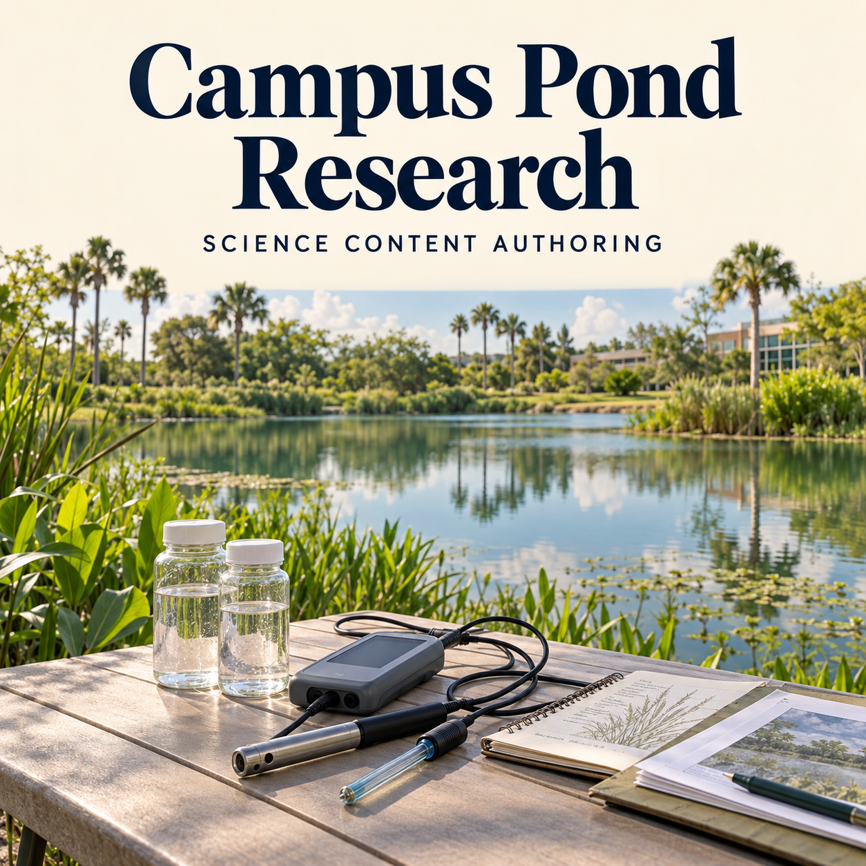 Case Study: Year Long Middle School Pond Investigation with Vernier