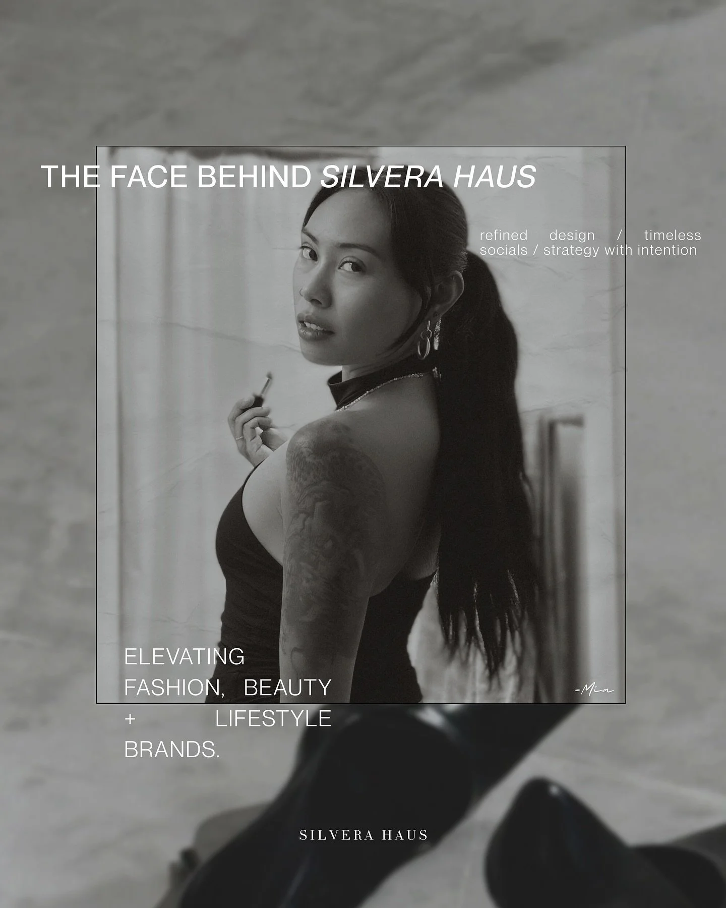 Silvera Haus was built with one intention:
to create brands that feel timeless, strategic, and undeniably refined.
Welcome to the Haus-
I’m so glad you’re here ♡
#SilveraHaus #CreativeAgency #BoutiqueAgency #SocialMediaStrategy #Fashion