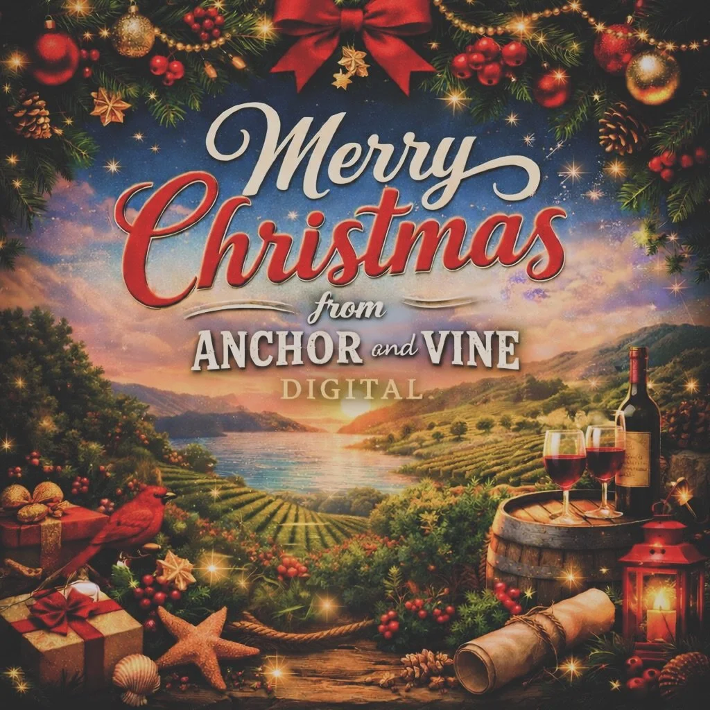 Merry Christmas from Anchor &amp; Vine Digital 🎄
So grateful for the clients, collaborations, and creativity this year brought. Here&rsquo;s to steady growth, aligned goals, and showing up with intention in the year ahead.

#AnchorAndVineDigital #Me