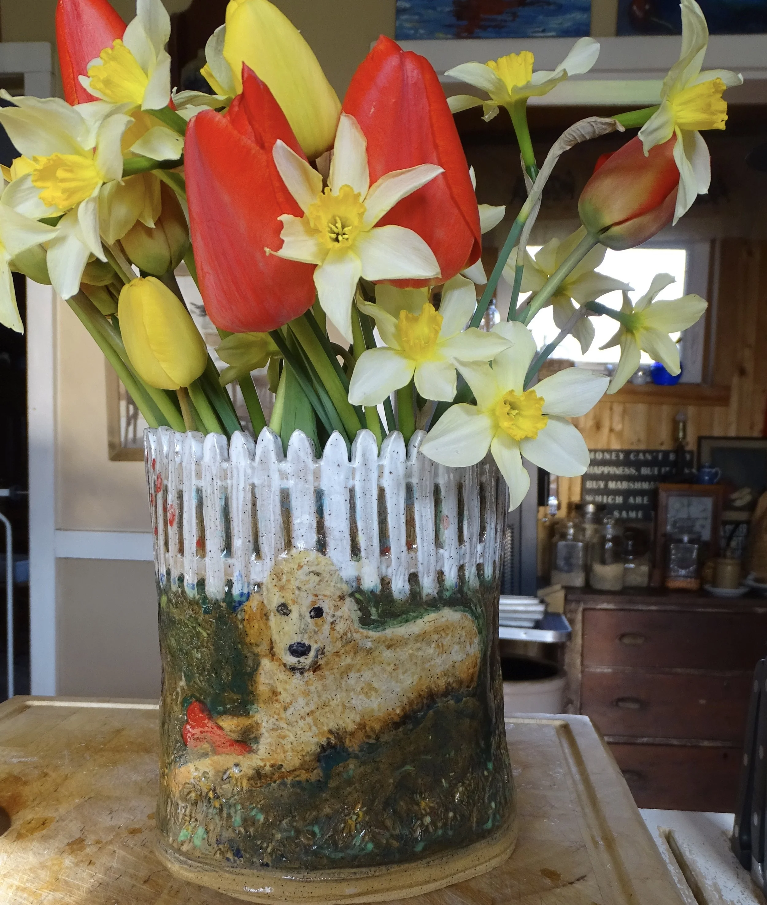 Special Orders: Custom Order Pet Portrait Vase