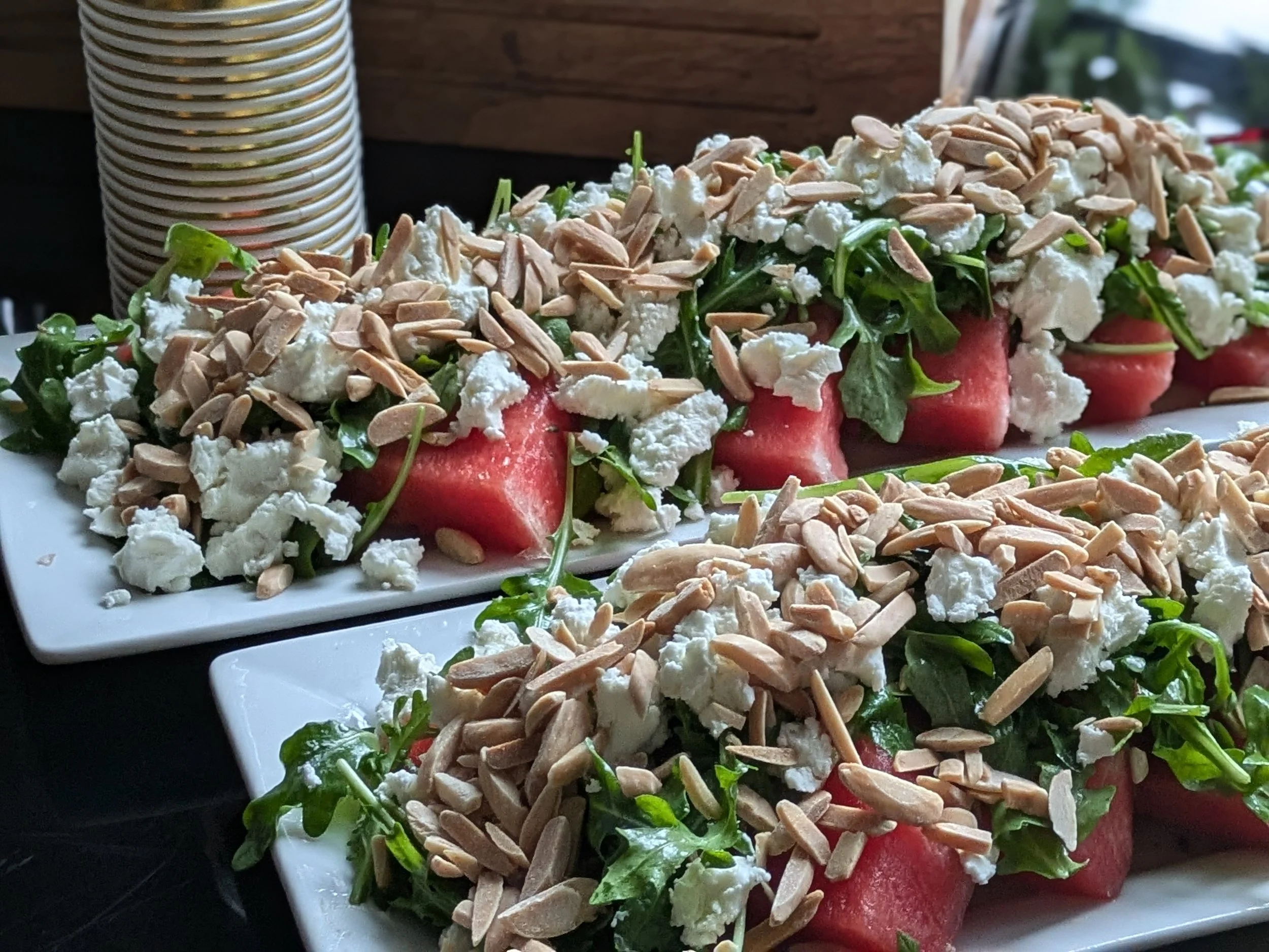 Watermelon salad - private chef MA