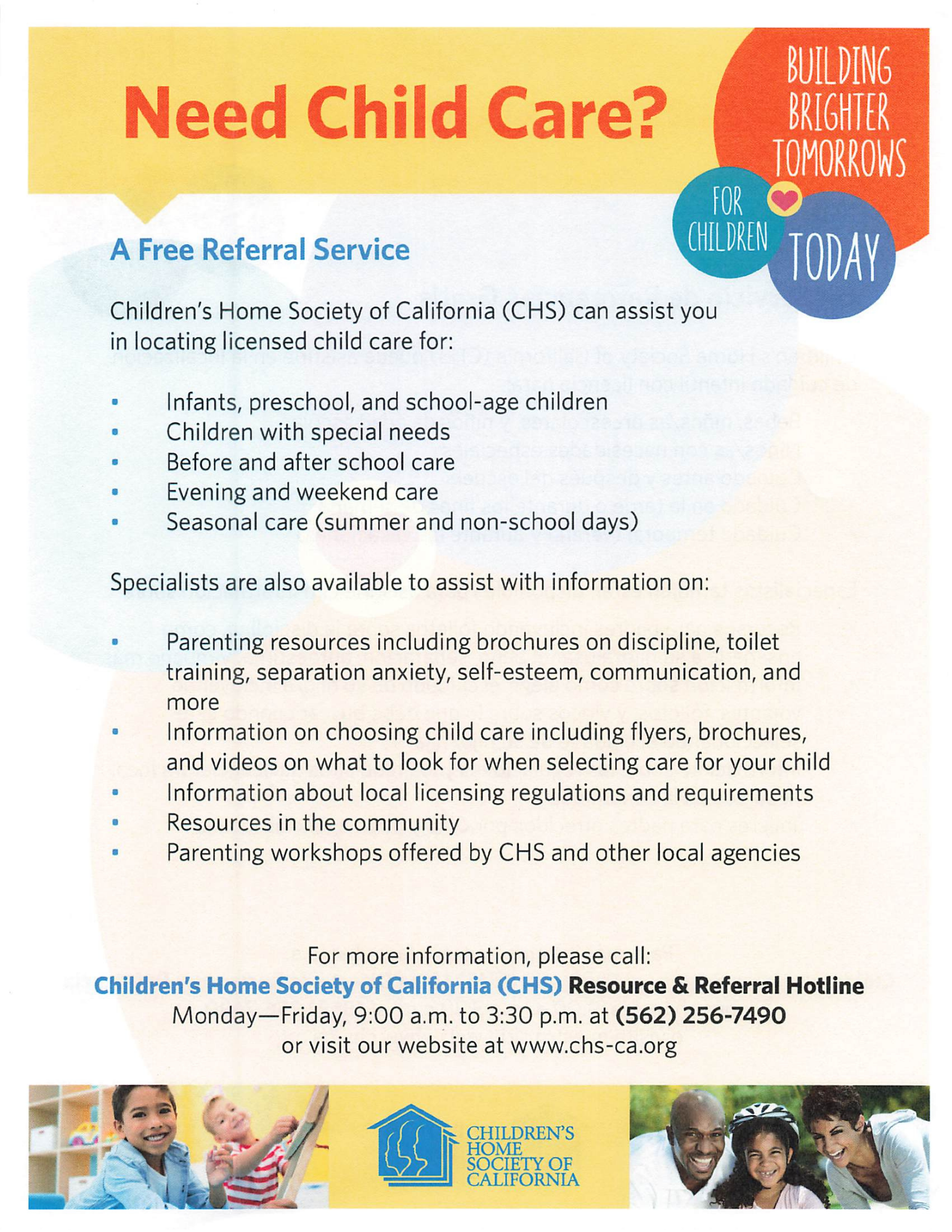 Need Child Care?