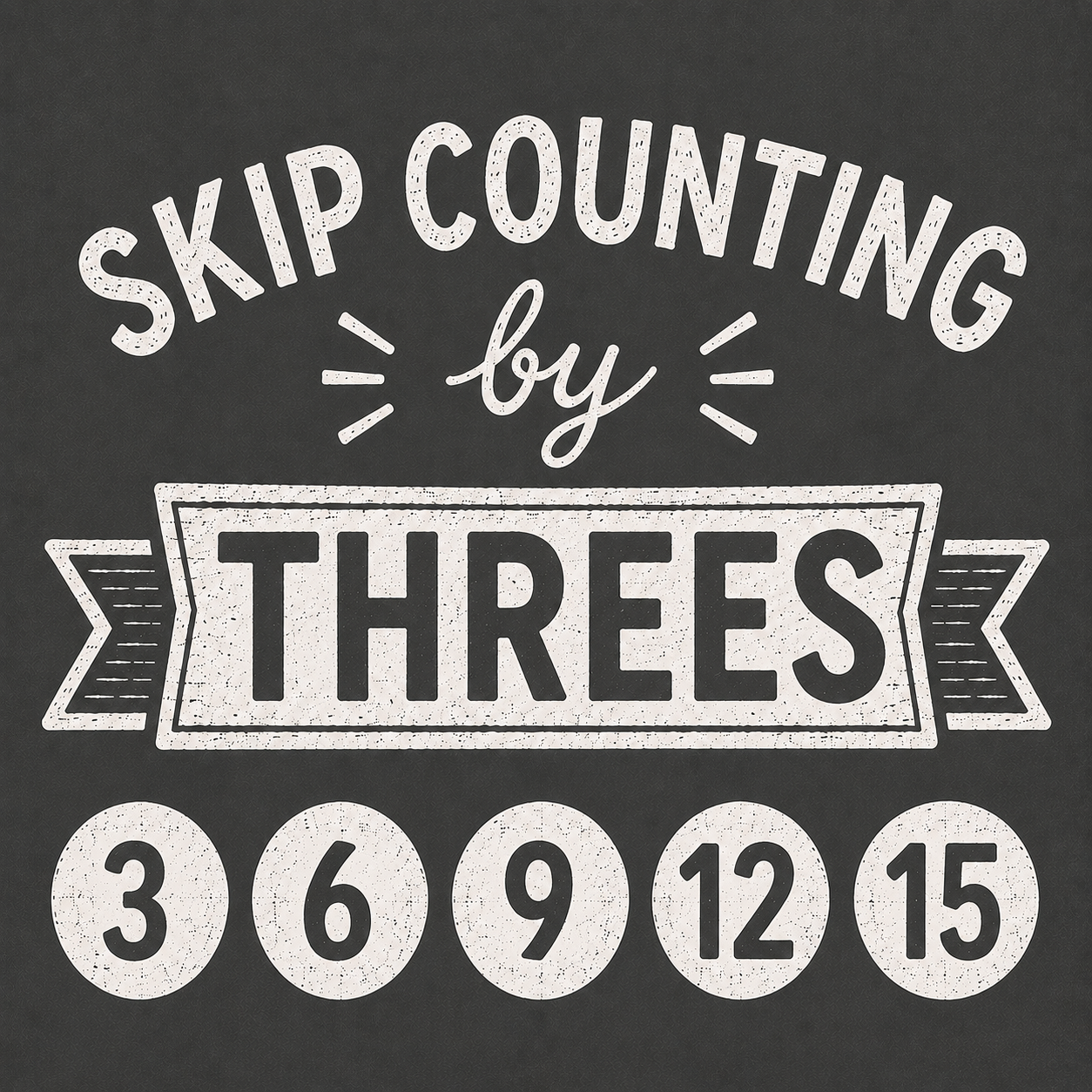 Skip Counting by Threes