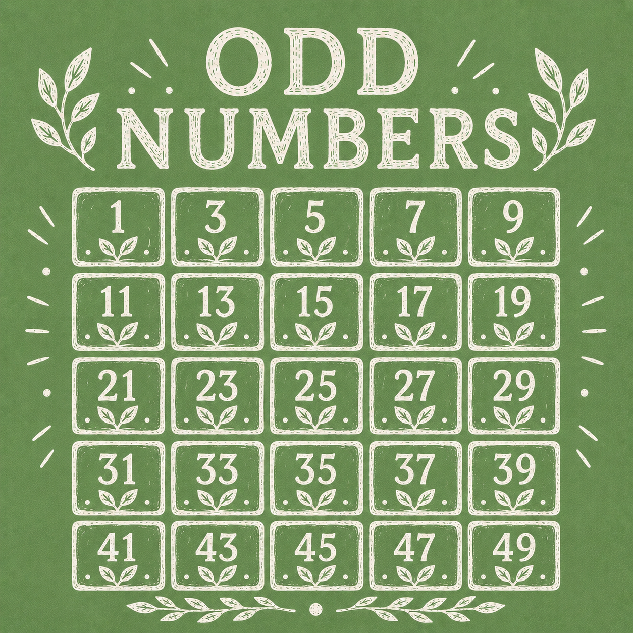 Odd Numbers