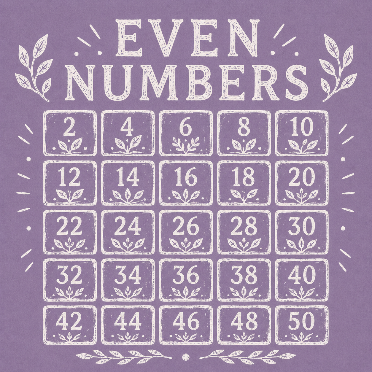 Even Numbers