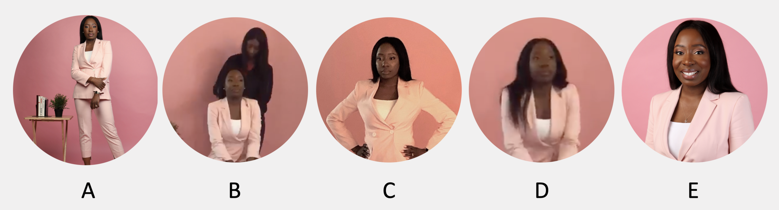 Which picture is best suited for a LinkedIn profile picture?