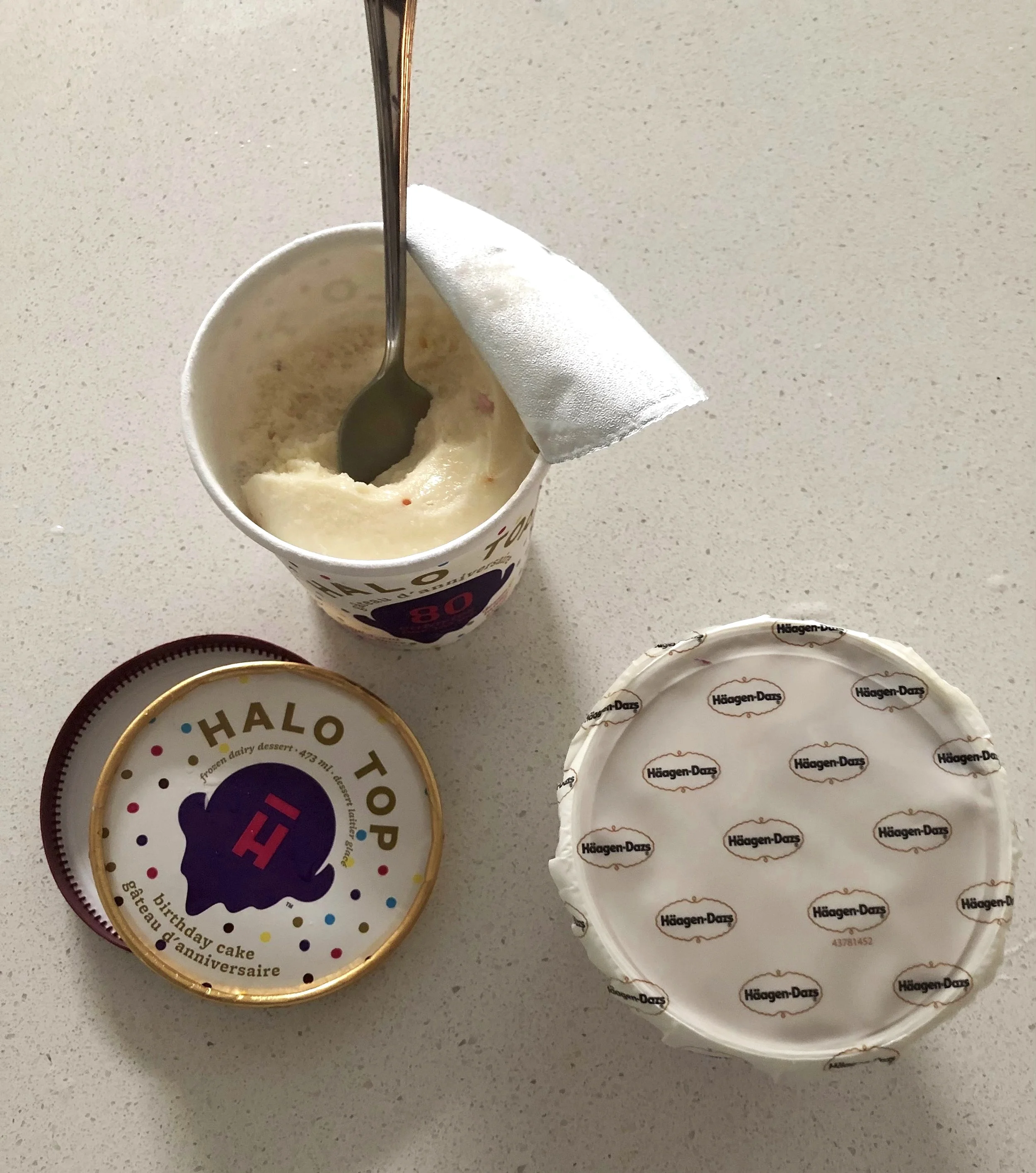 Häagen-Dazs VS. Halo Top Creamery