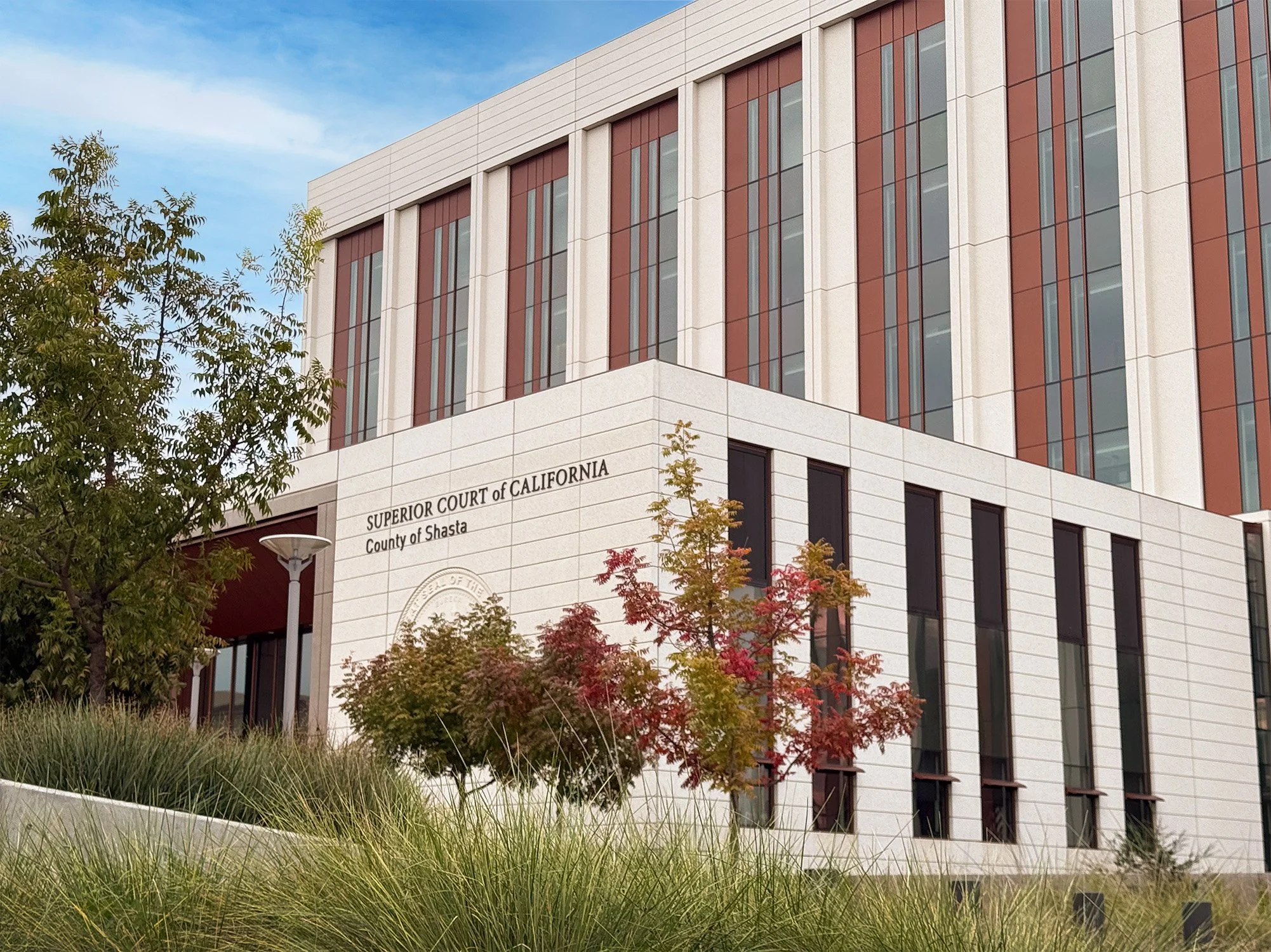 Shasta County Courthouse in Redding California serving Northern California legal and personal injury cases